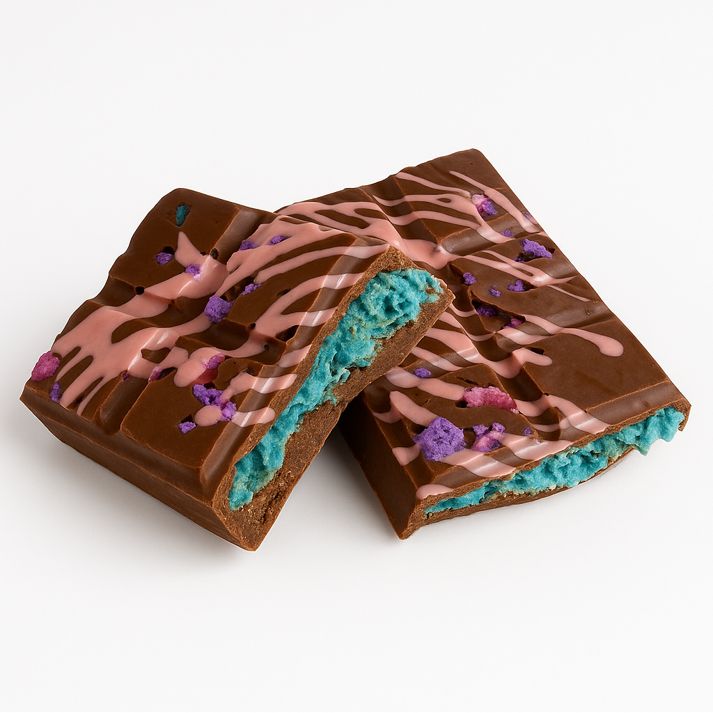 Barre de chocolat à la barbe à papa (Barre de chocolat de Dubaï)