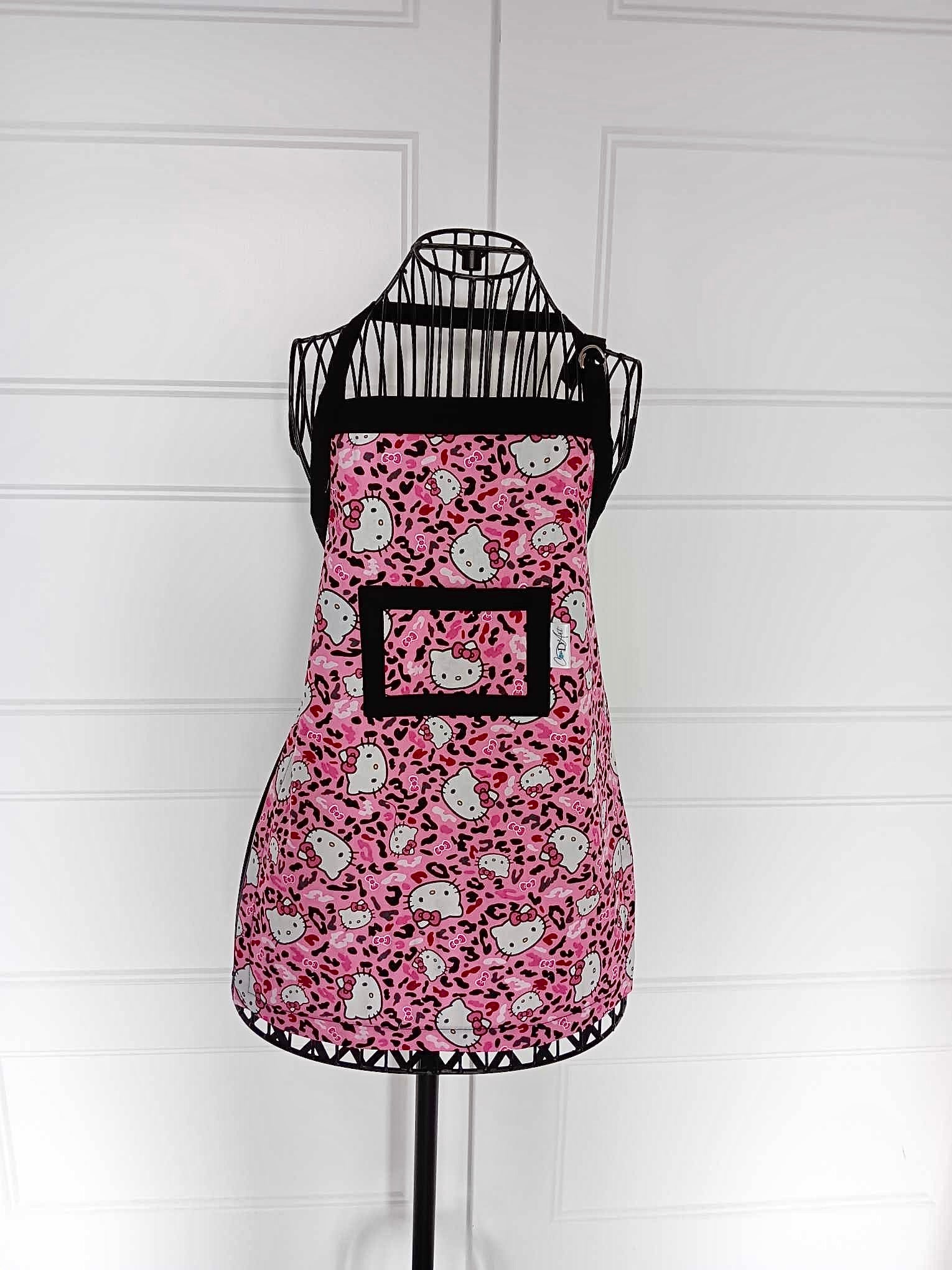 Tablier enfant chat avec boucle