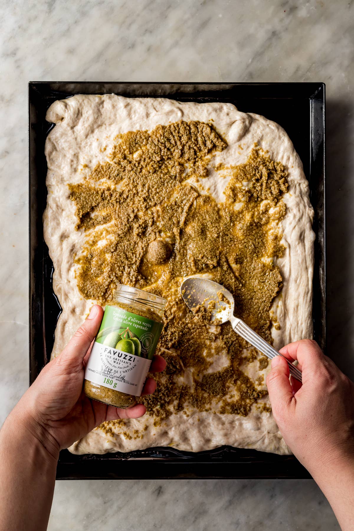 Tapenade d'olives vertes