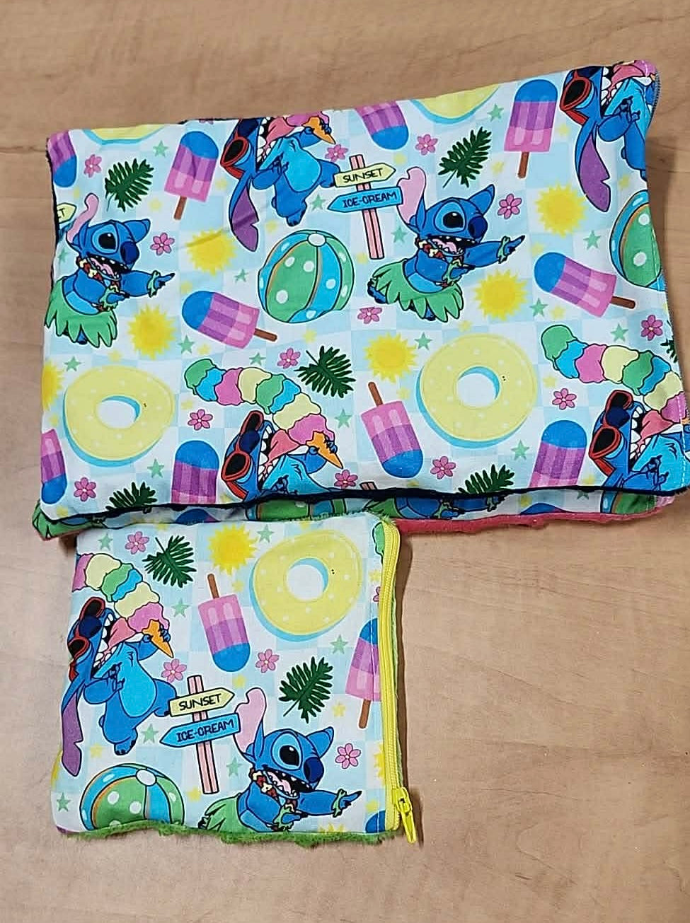 Sac chauffant petit extraterrestre bleu popsicle