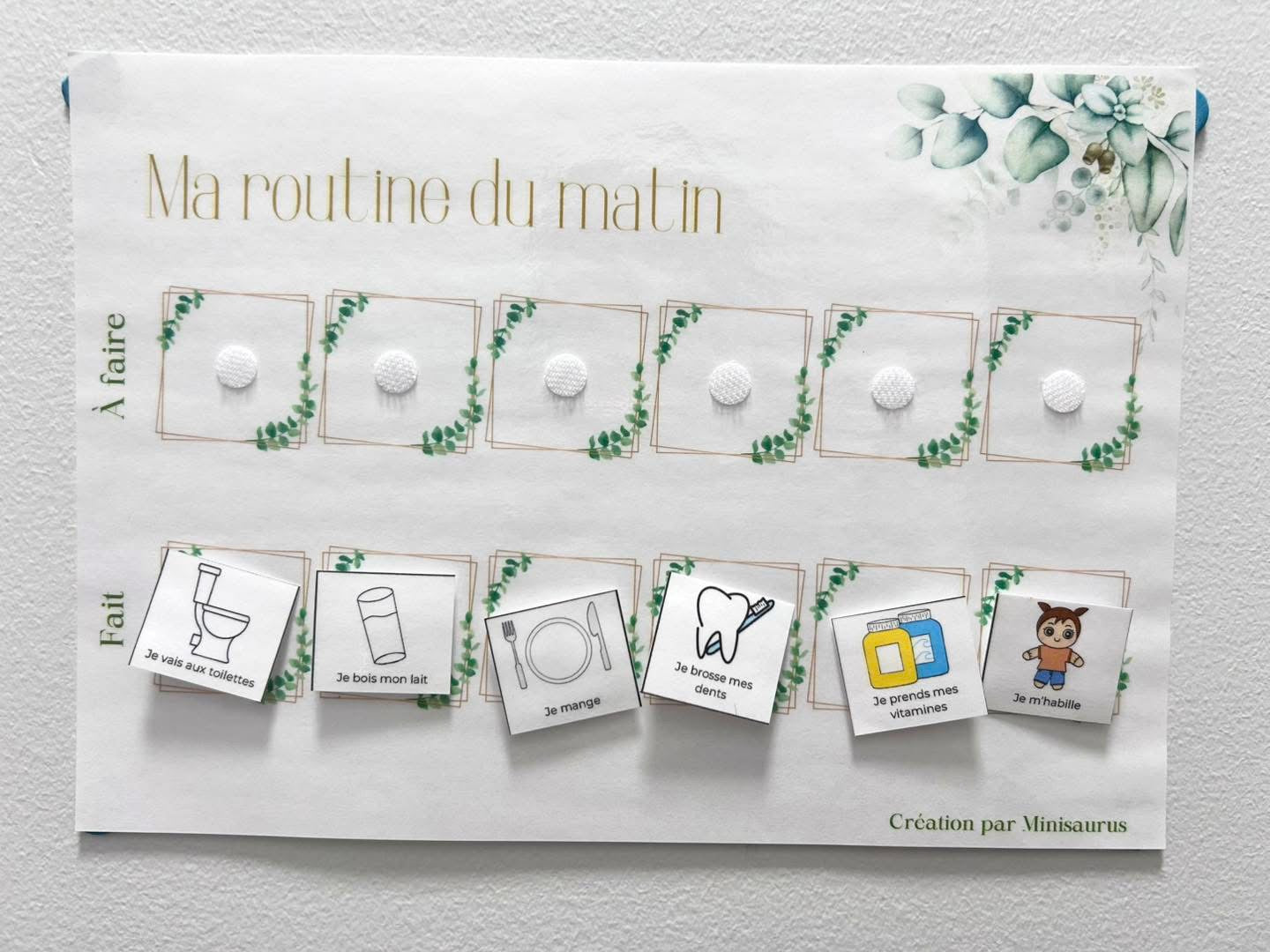 Routine du matin/soir