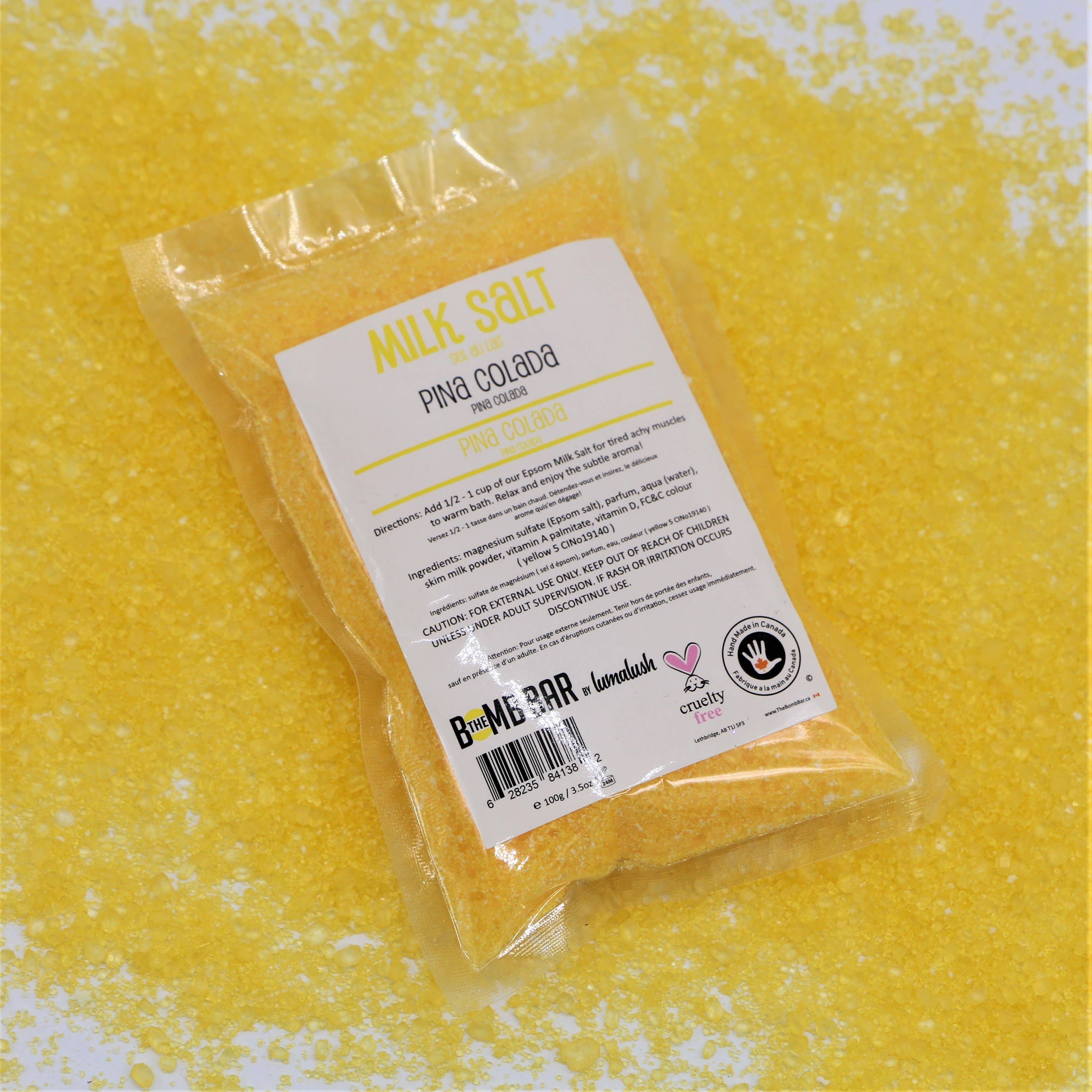 Bain - Sel de lait: Pina Coloda / 100g