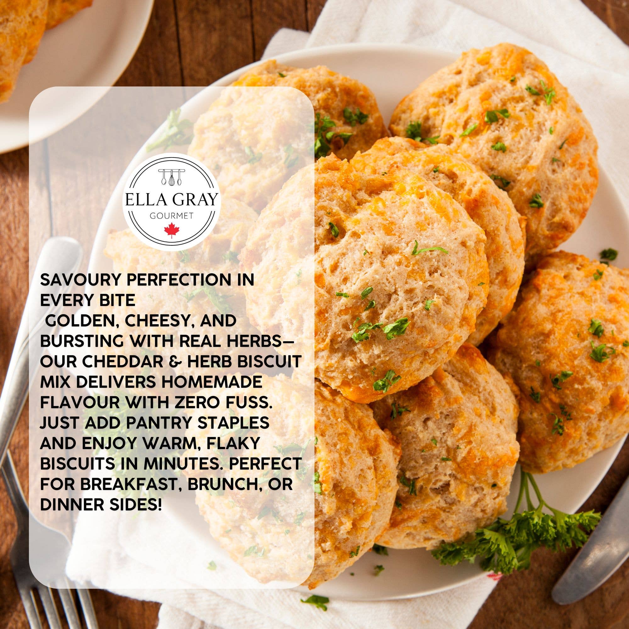 Mélange à biscuits - Cheddar et ail
