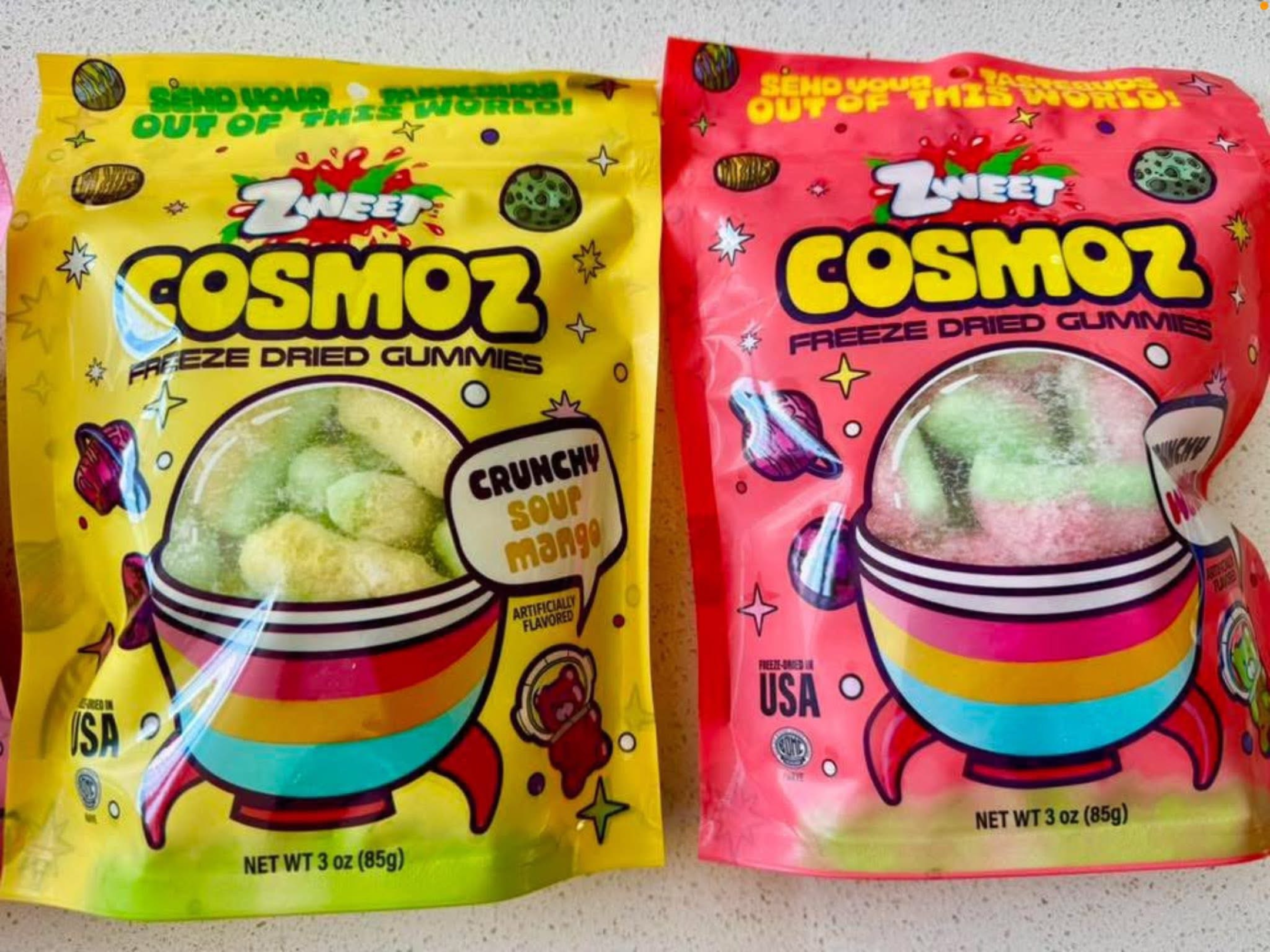 Bonbons lyophilisés cosmoz