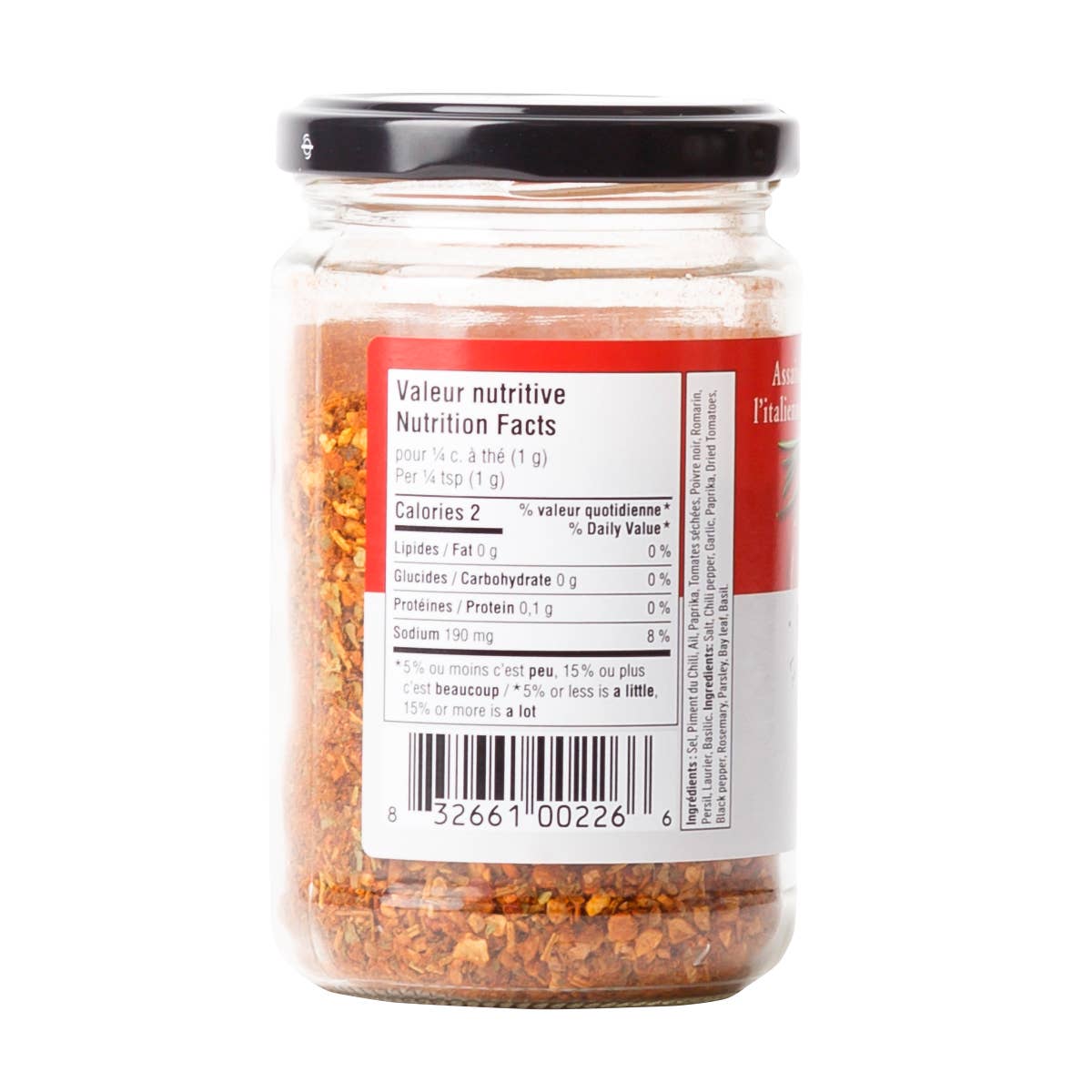 Assaisonnement d'herbes italiennes épicées favuzzi