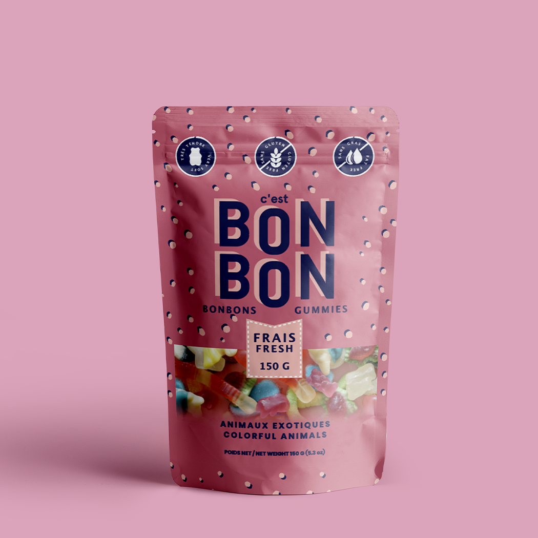 Animaux colorés - Bonbons gélifiés