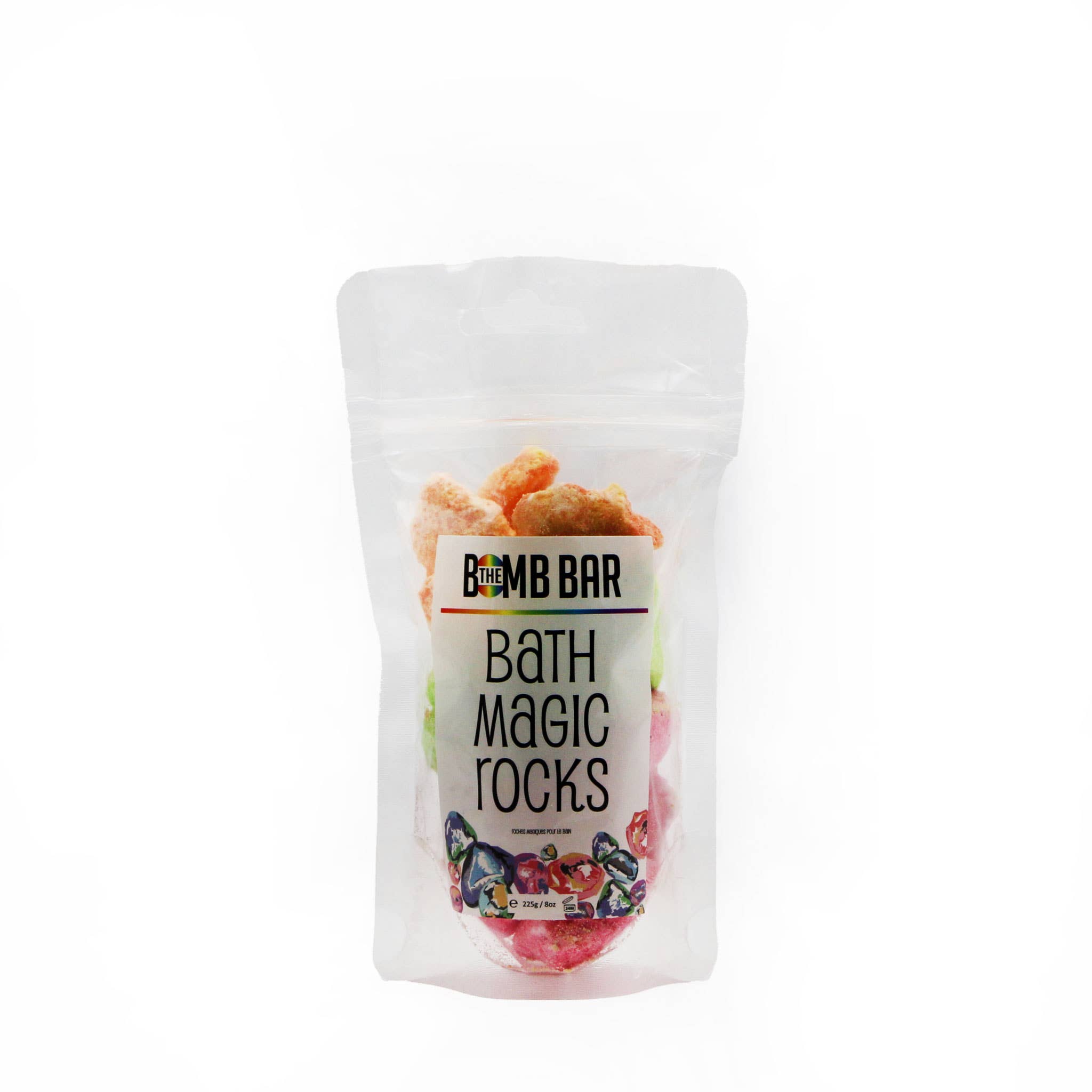Roches magiques de bain: 125g ( couleur aléatoire)