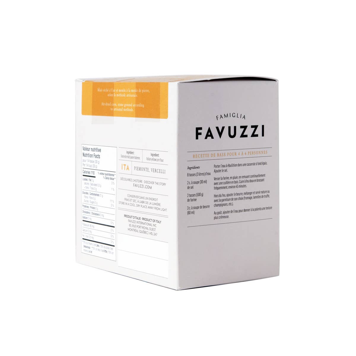 Farine de maïs jaune pour polenta