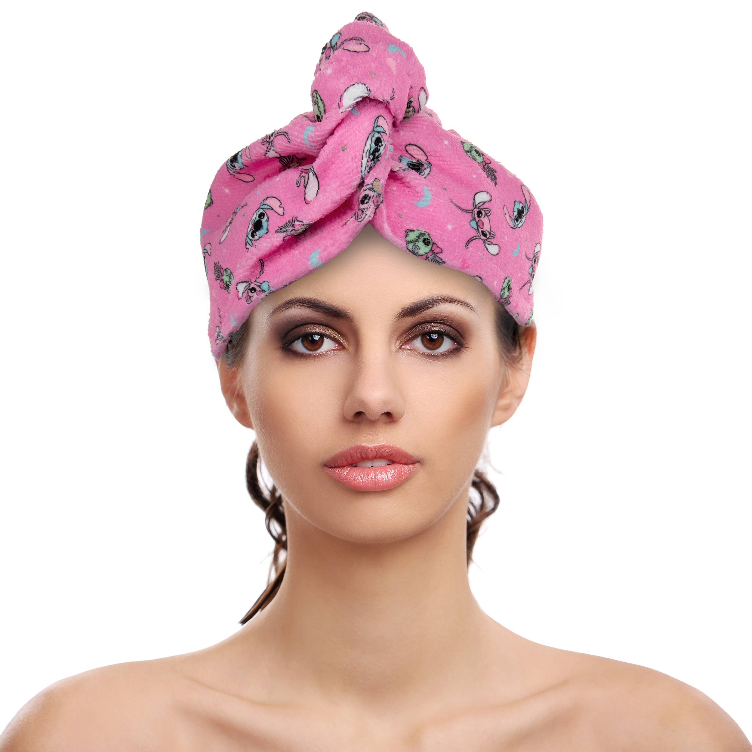 Turban de soin pour cheveux Stitch