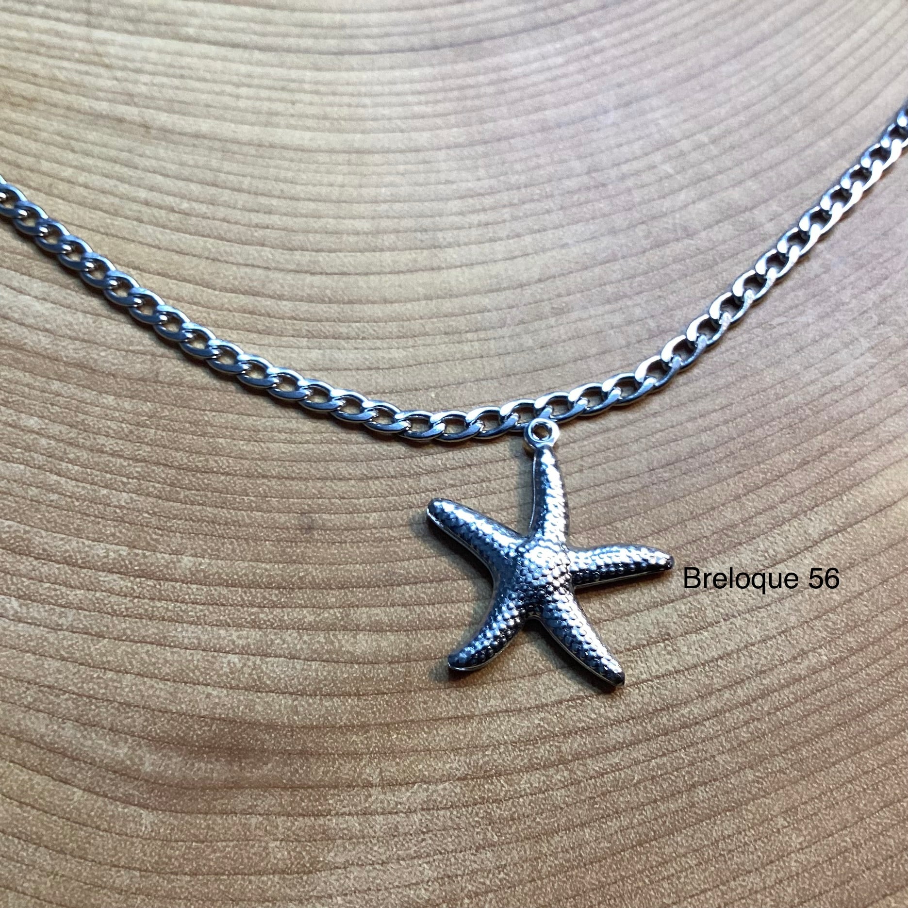 Bracelet en inox avec breloques au choix