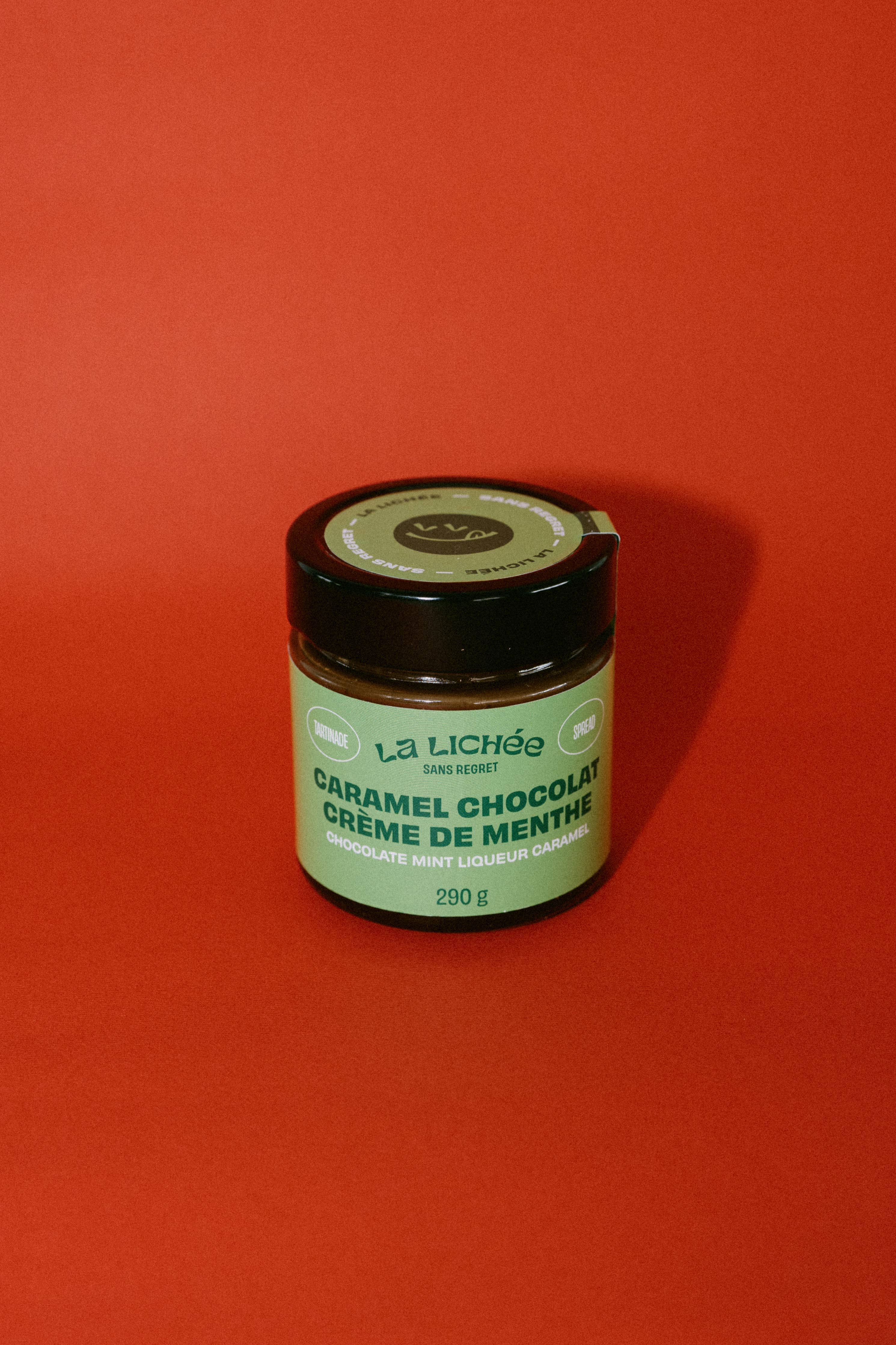 Chocolat, menthe, liqueur, caramel