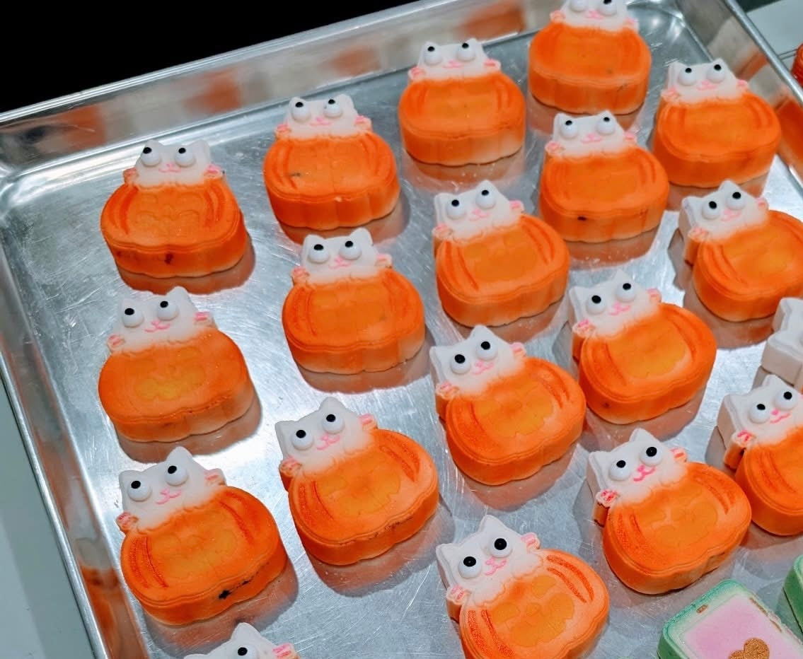 Bombe chat citrouille