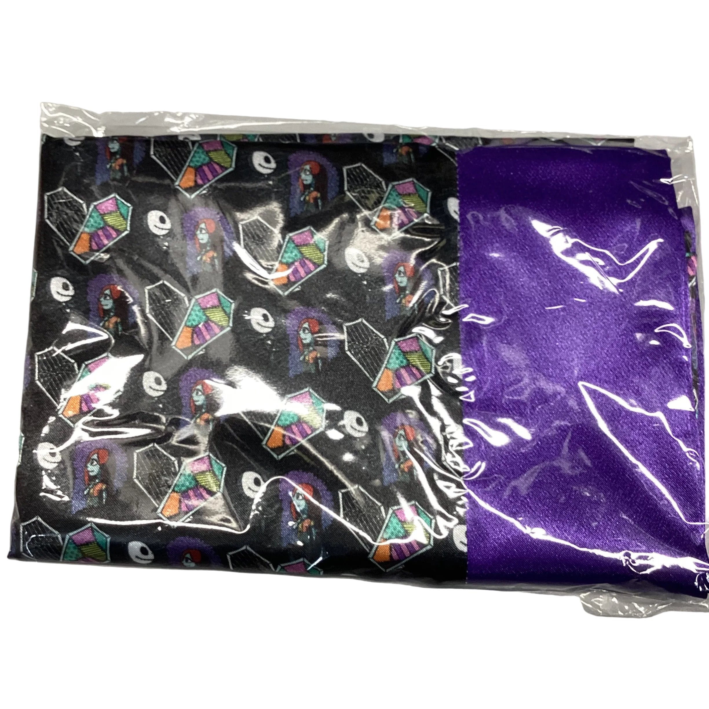 Taie d’oreiller satin squelette