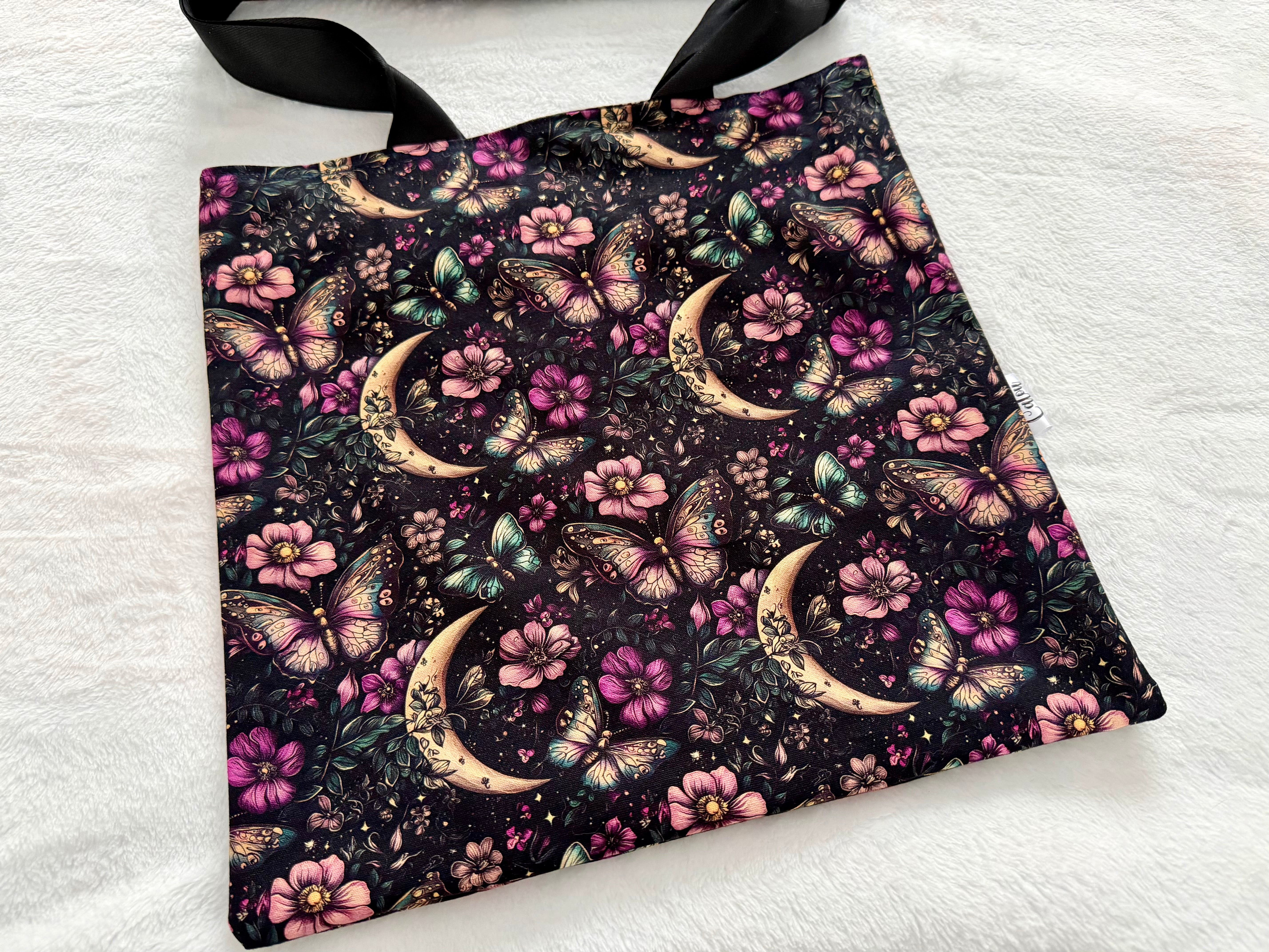 Fourre tout lune papillon