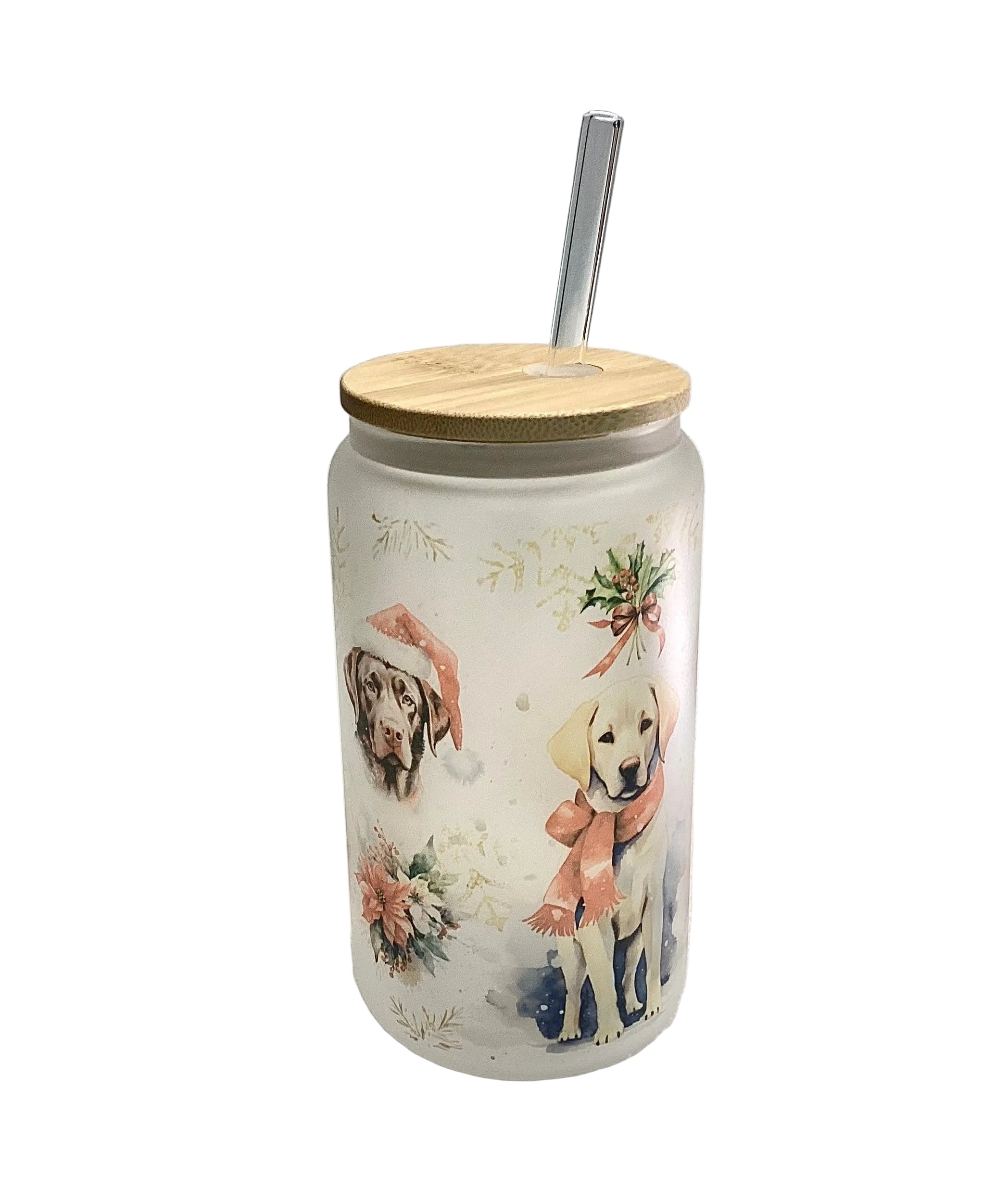 Verre avec couvercle en bois