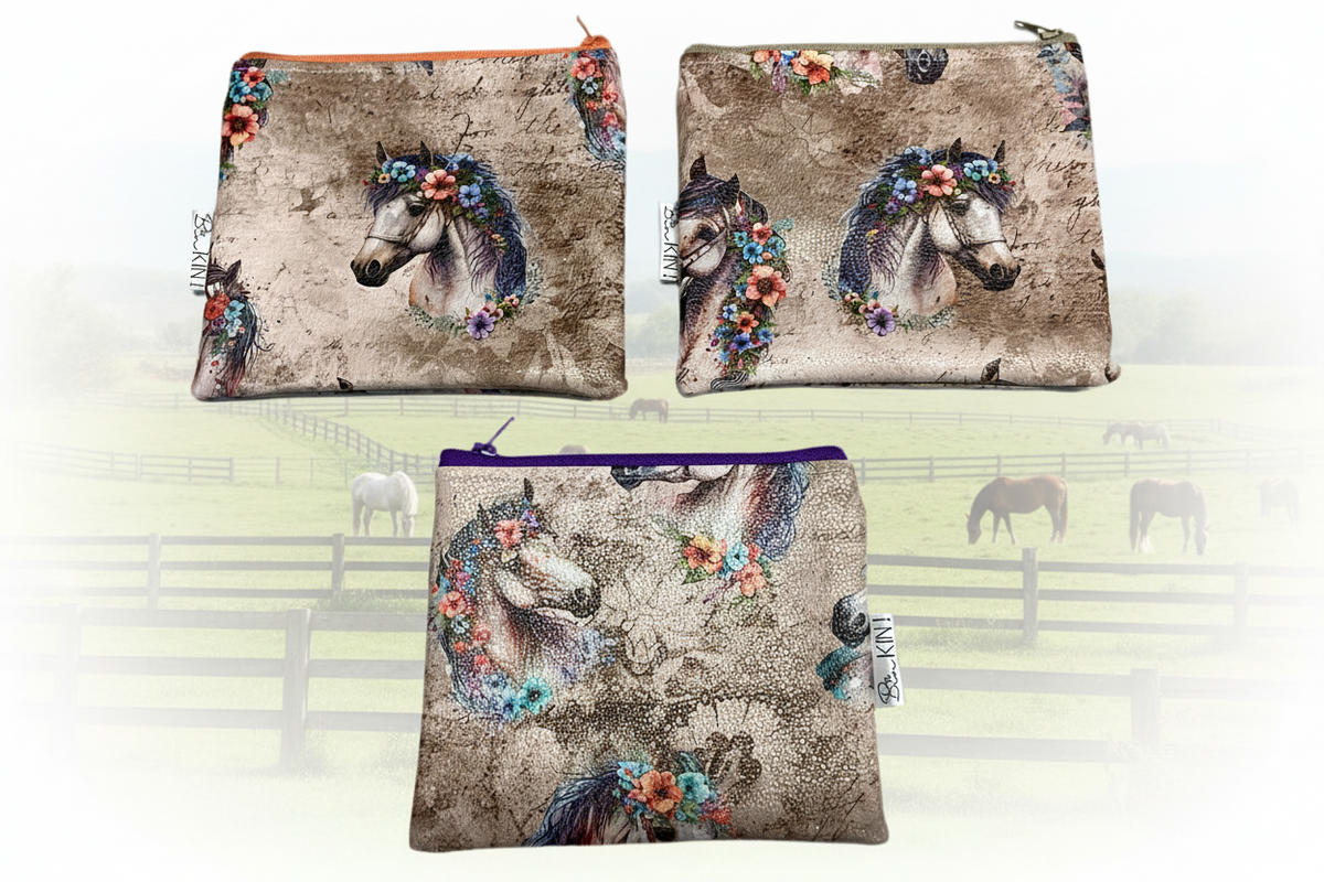 Pochette porte-monnaie carré au choix