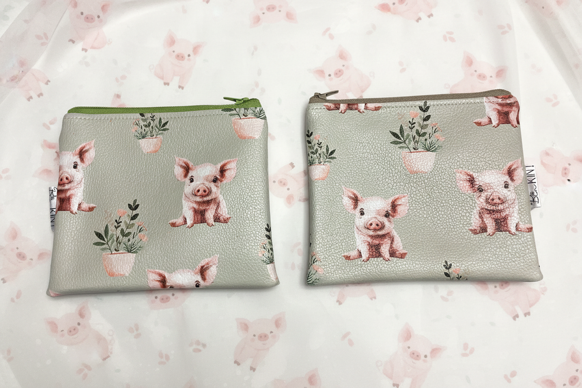 Pochette porte-monnaie carré au choix