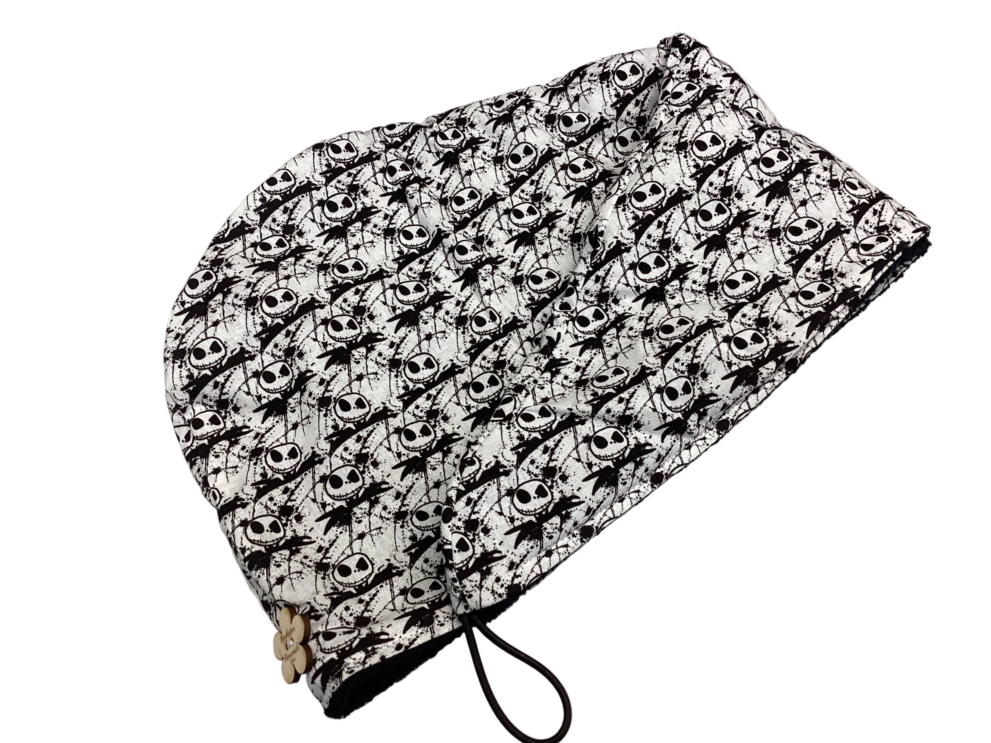 Serviette à cheveux squelette