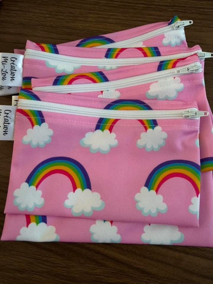 Sac à collation arc en ciel