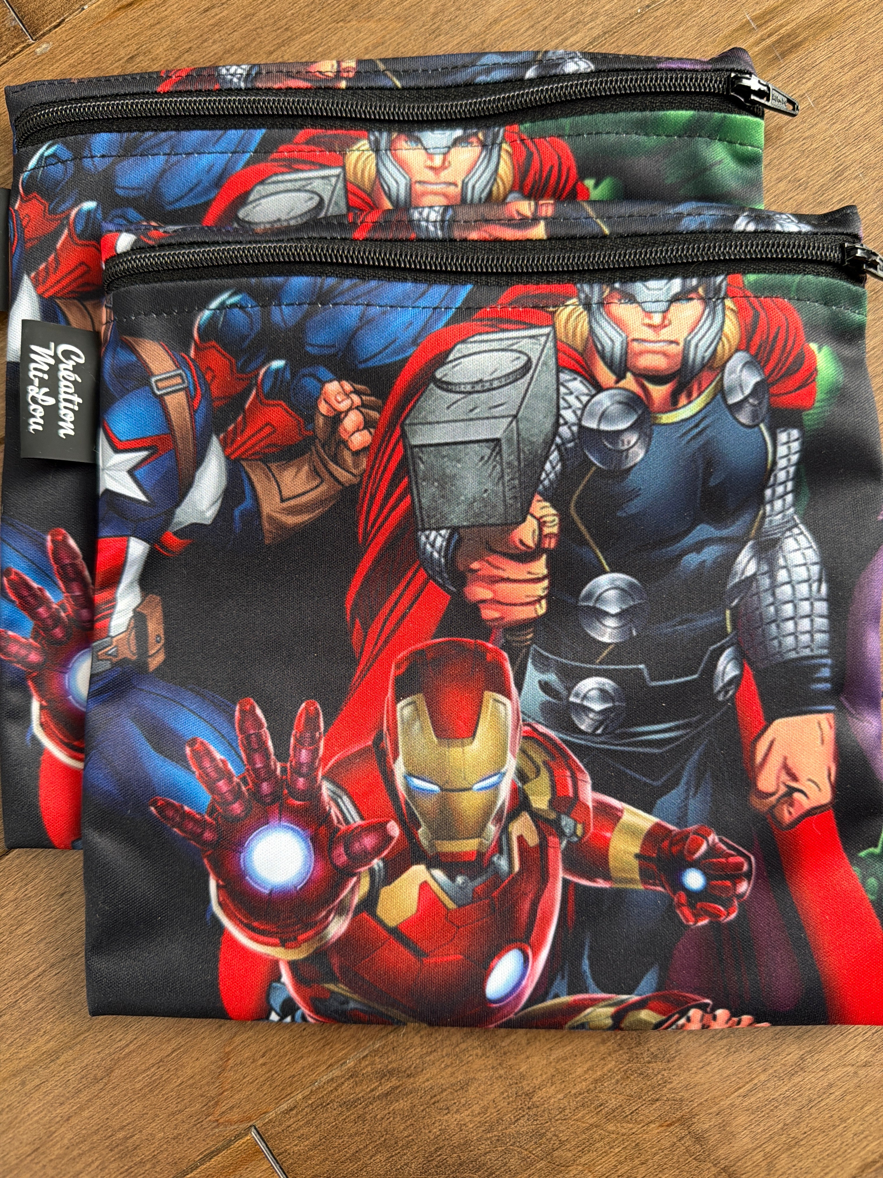 Sac à collation super héros