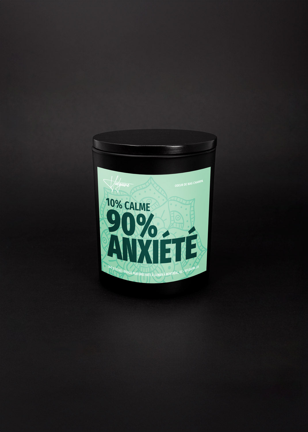 Bougie 10% calme 90% anxiété