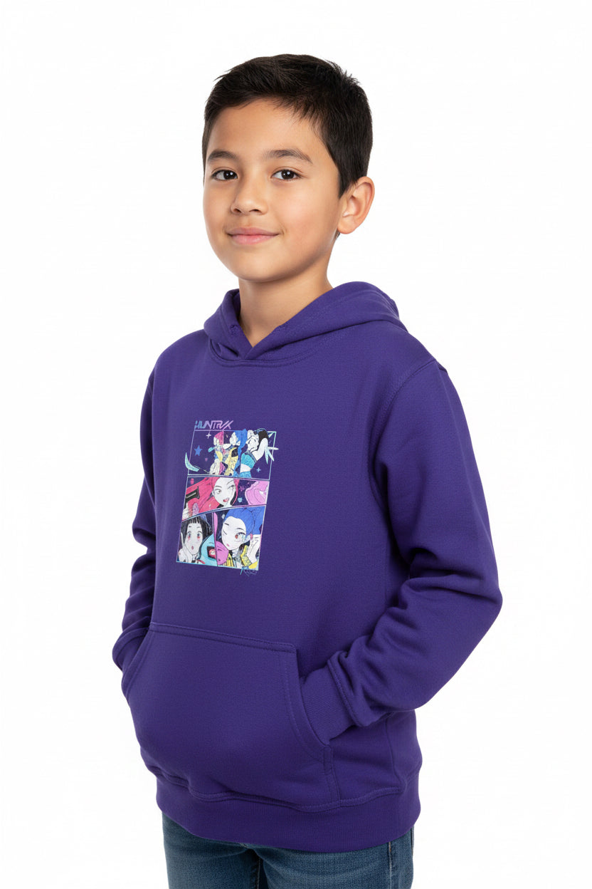 Hoodie chanteuses pop demon junior 12/13 ans mauve