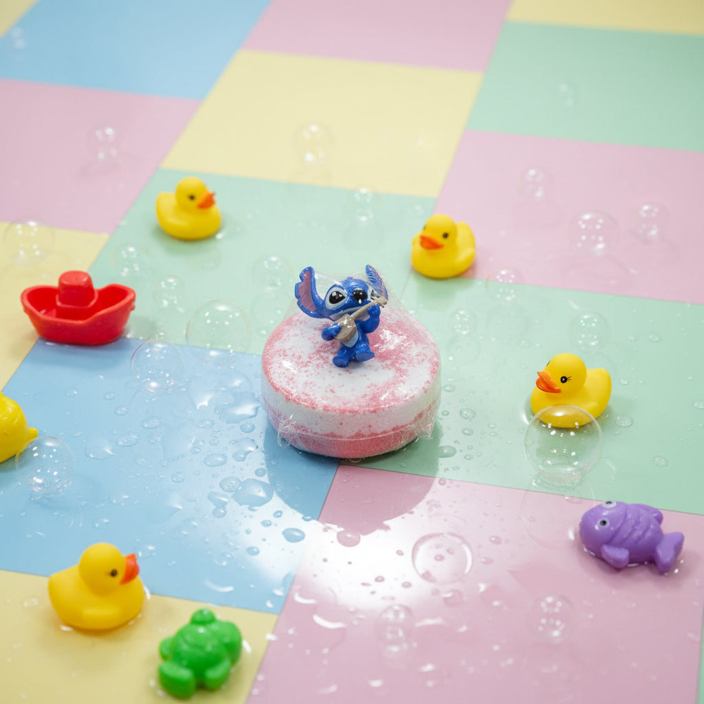 Bombe de bain avec jouet articulé Stit-ch
