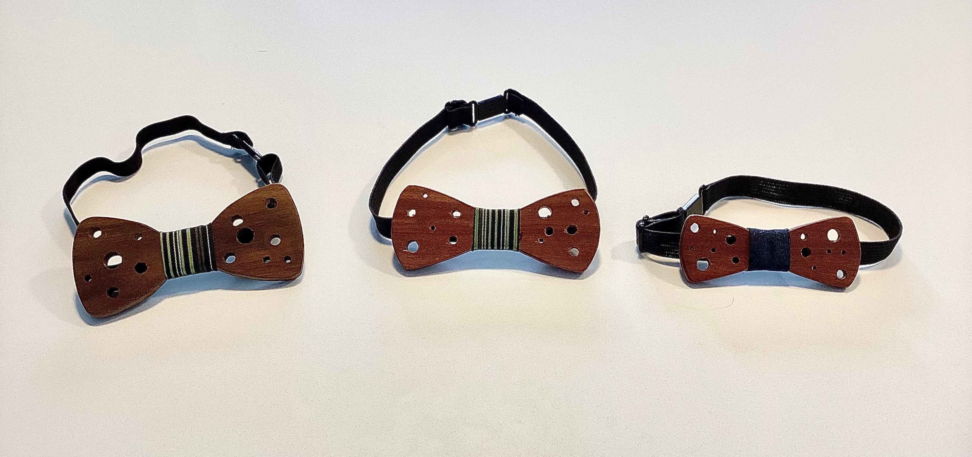 Noeud papillon en bois