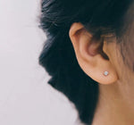 Boucles d’oreilles minimalistes en inox