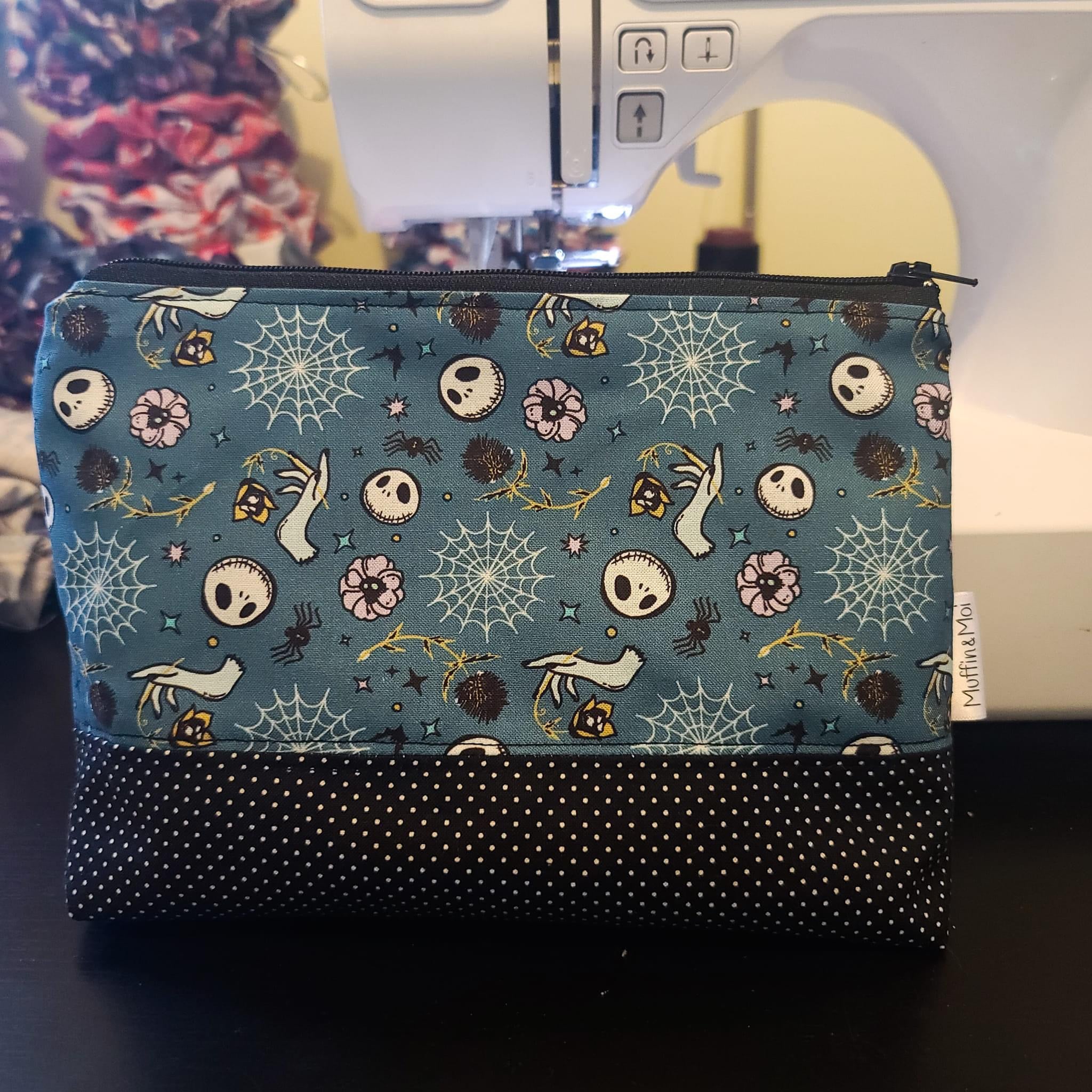 Pochette Jack fond bleu et noir