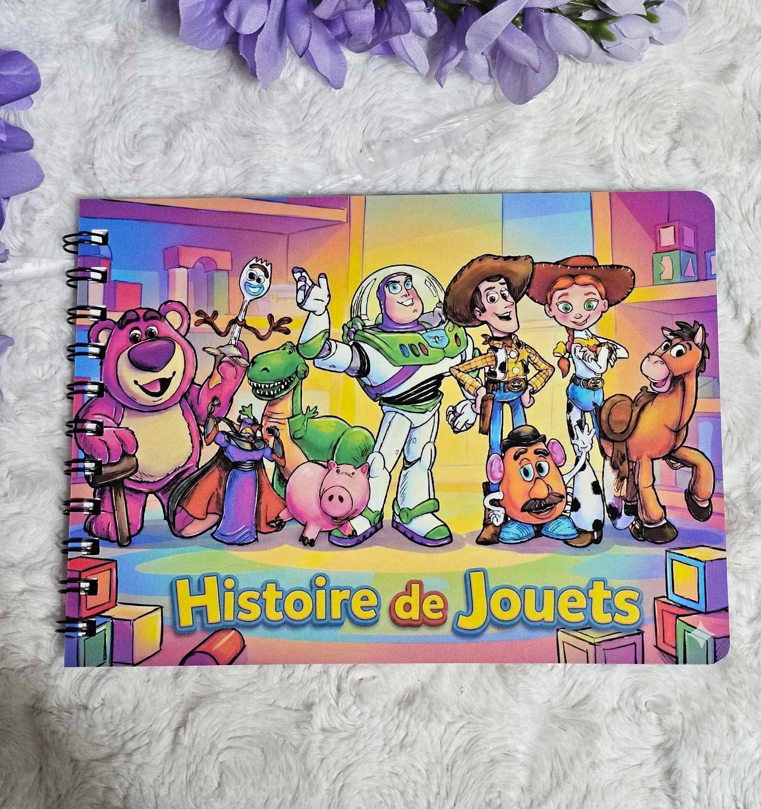 Livre de dessin jouets