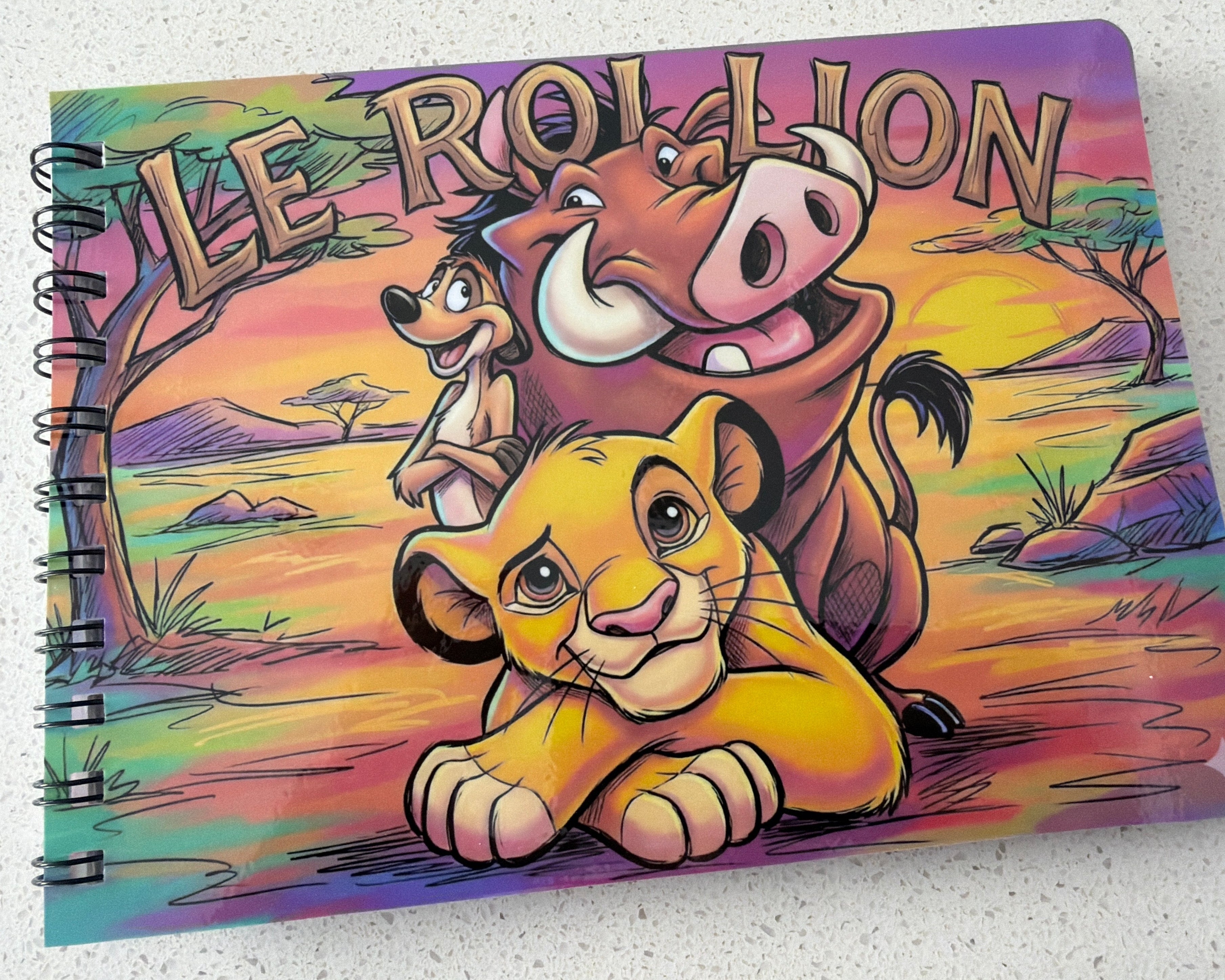 Livre de dessin lion