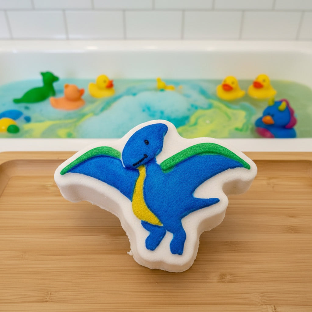 Bombe de bain dinosaure volant - ptérodactyle
