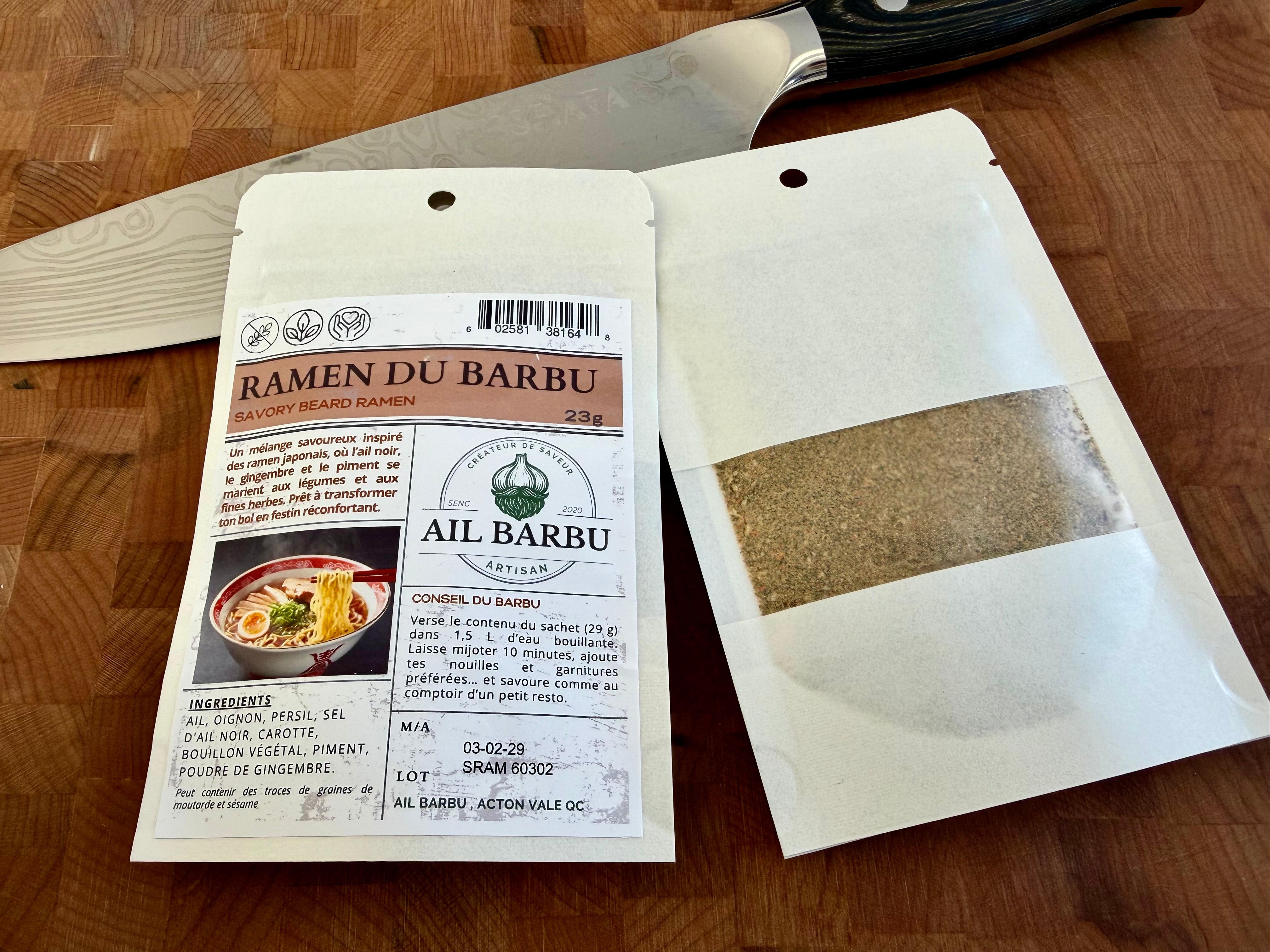 Épices ramen du barbu