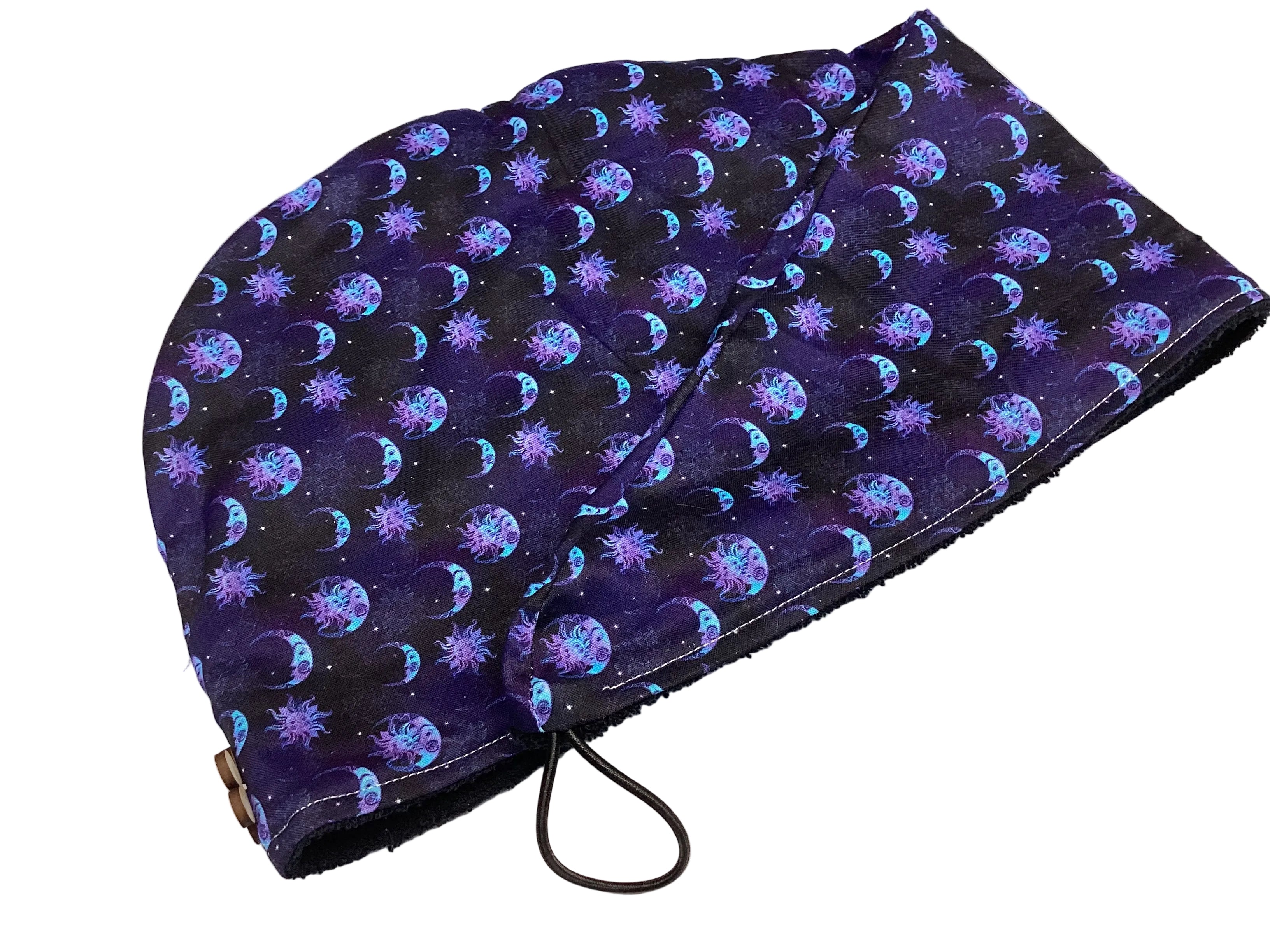 Serviette à cheveux lune soleil