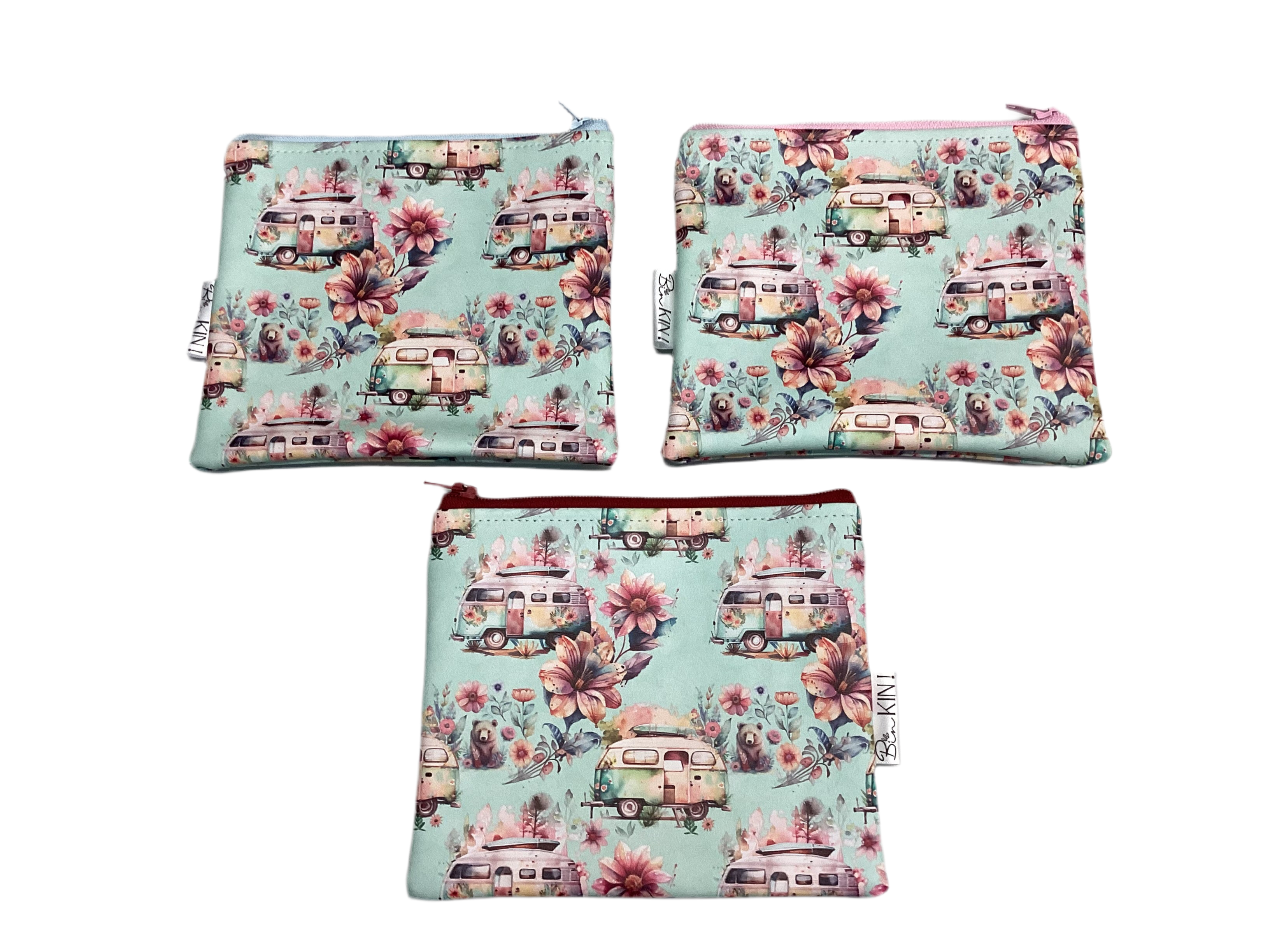 Pochette porte-monnaie carré au choix