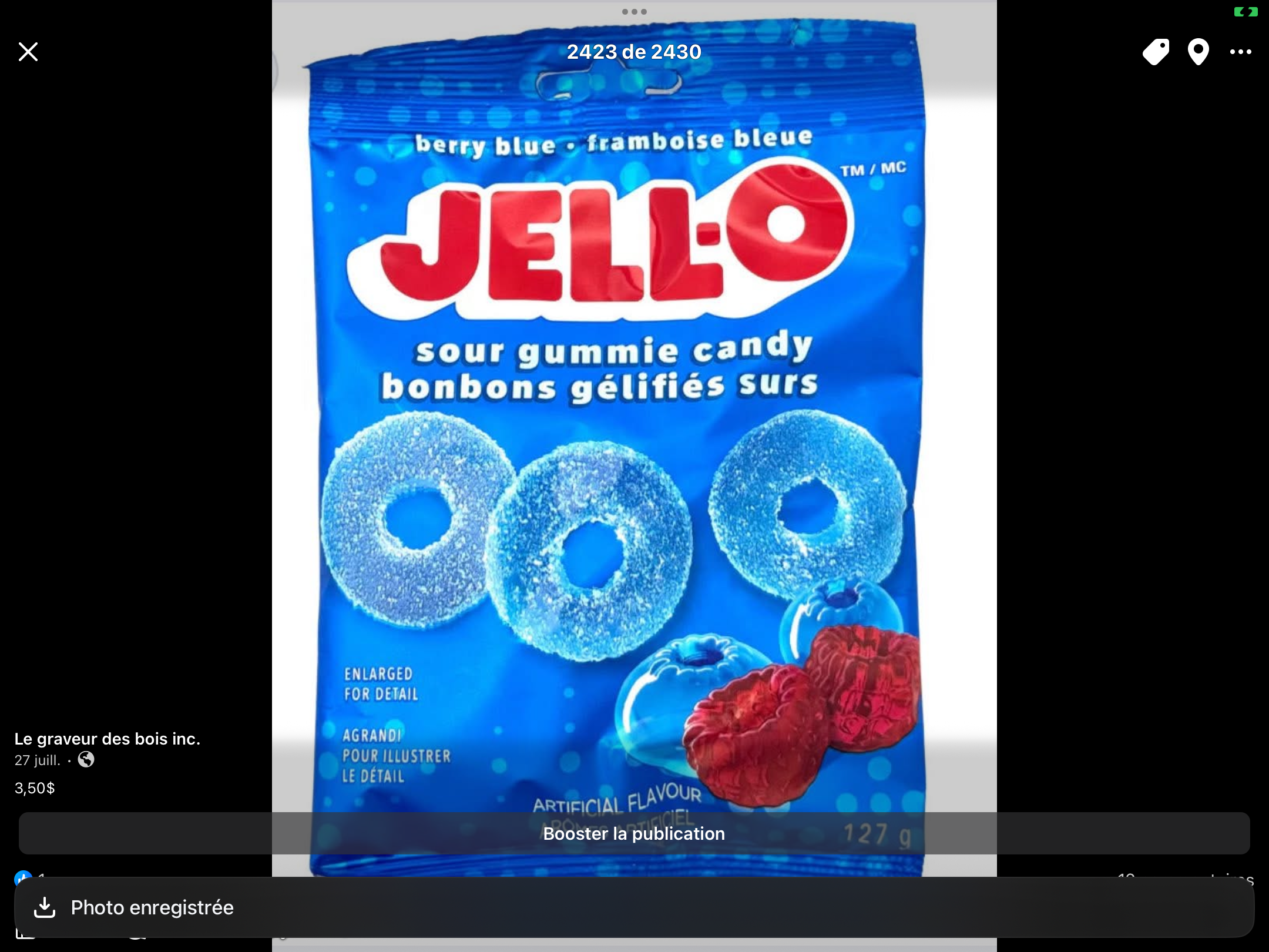 Bonbons Jello sûrs