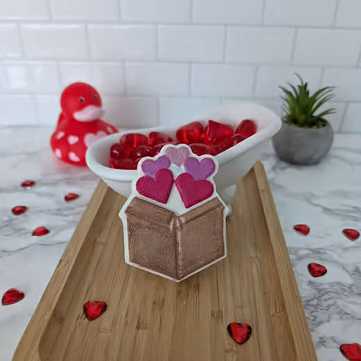 Bombe de bain colis d'amour
