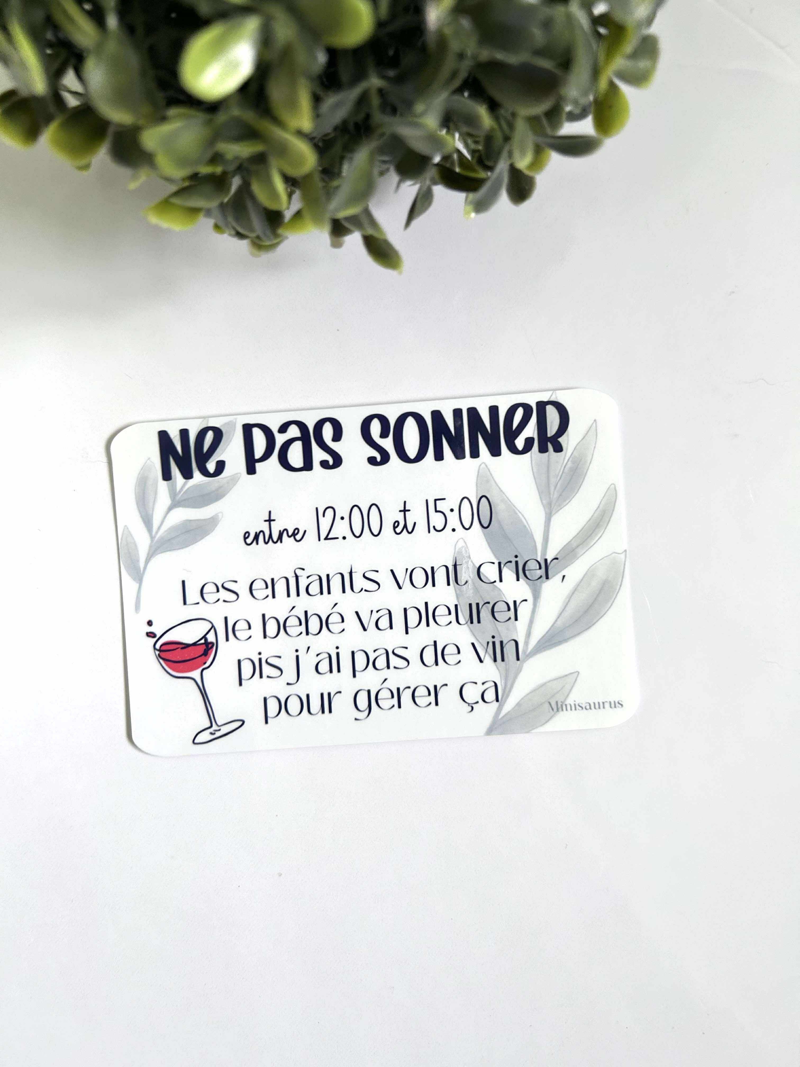 Autocollant de porte