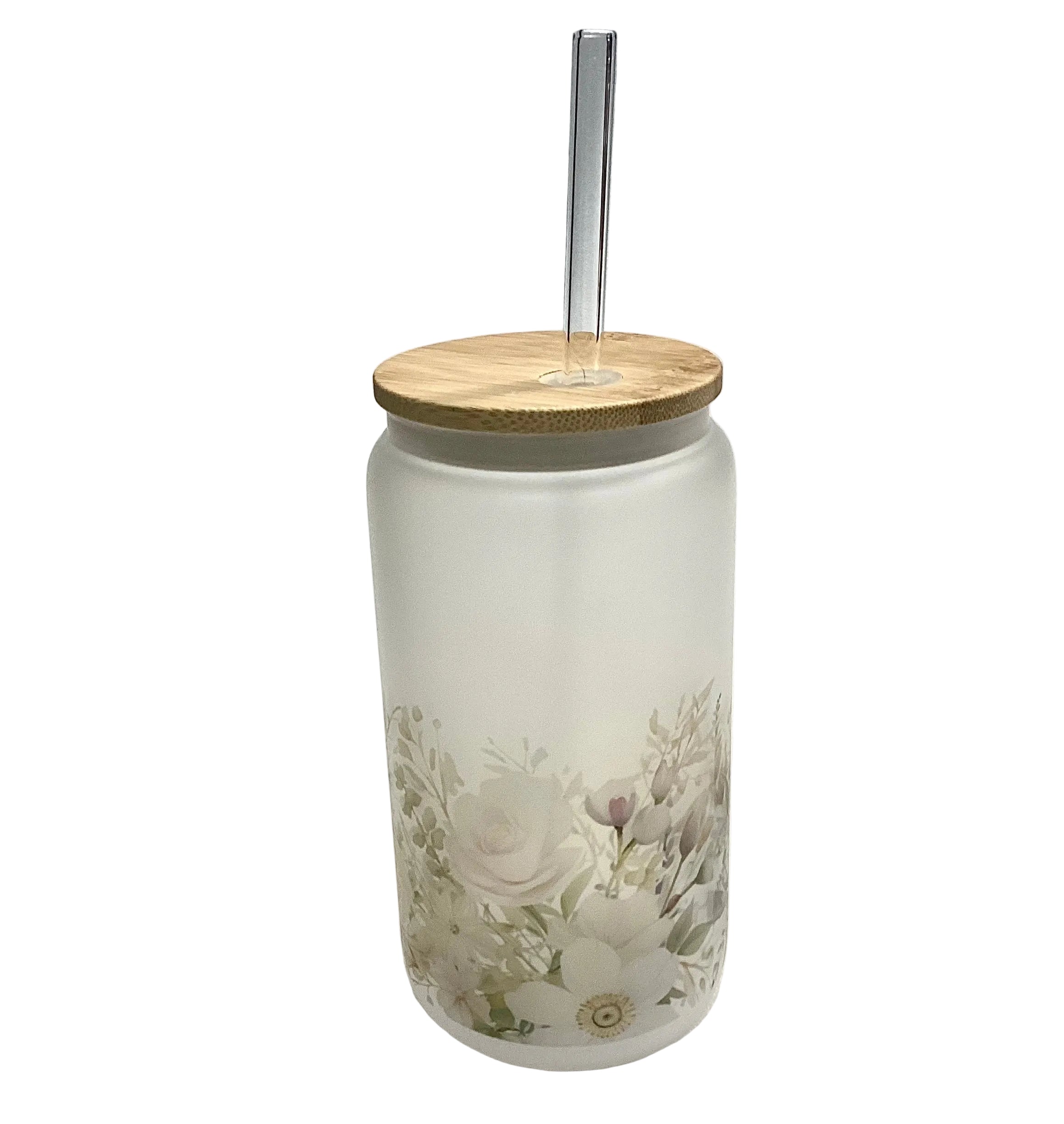 Verre avec couvercle en bois
