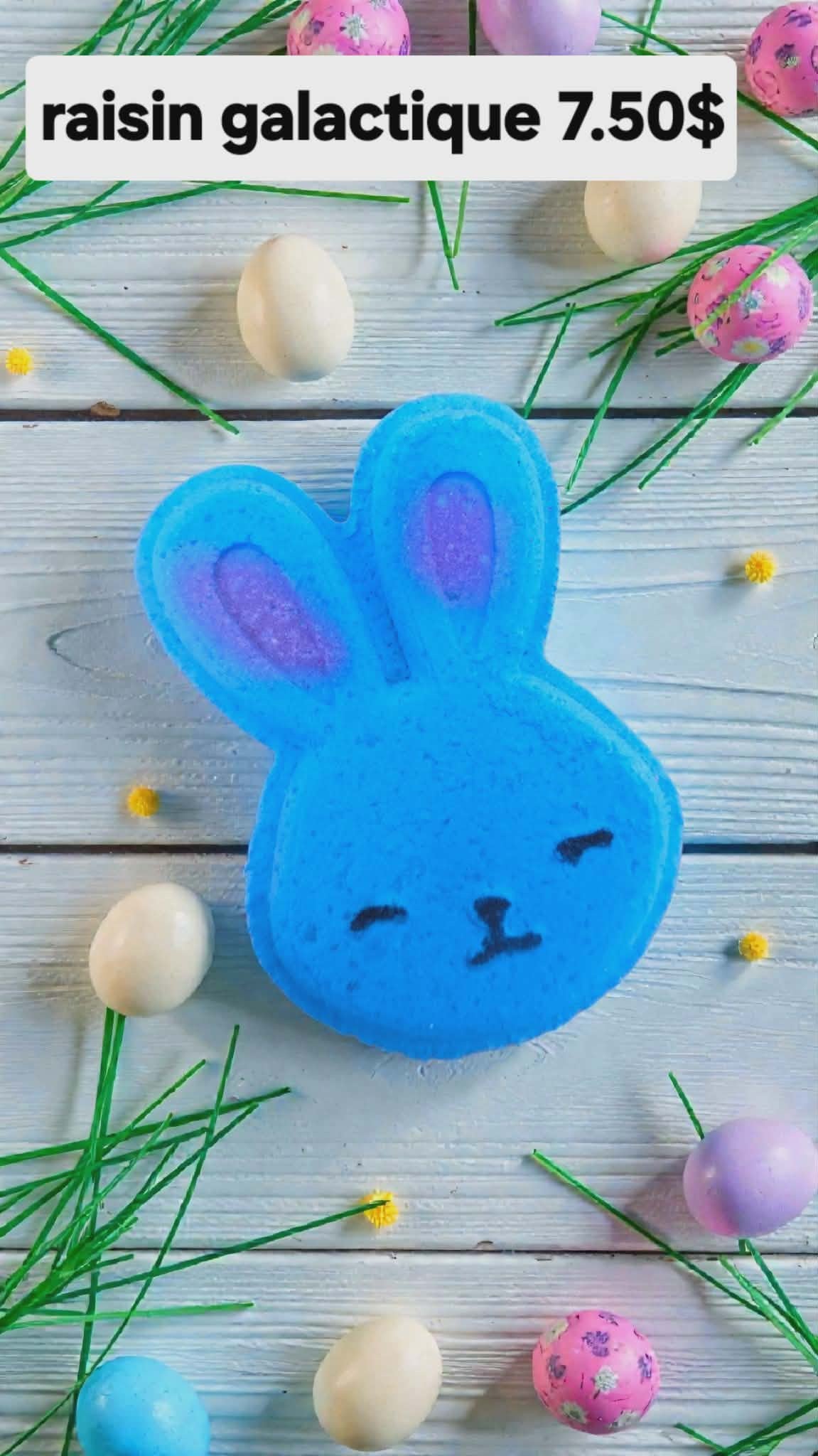 Bombe lapin avec insertions de couleurs PRÉCOMMANDE