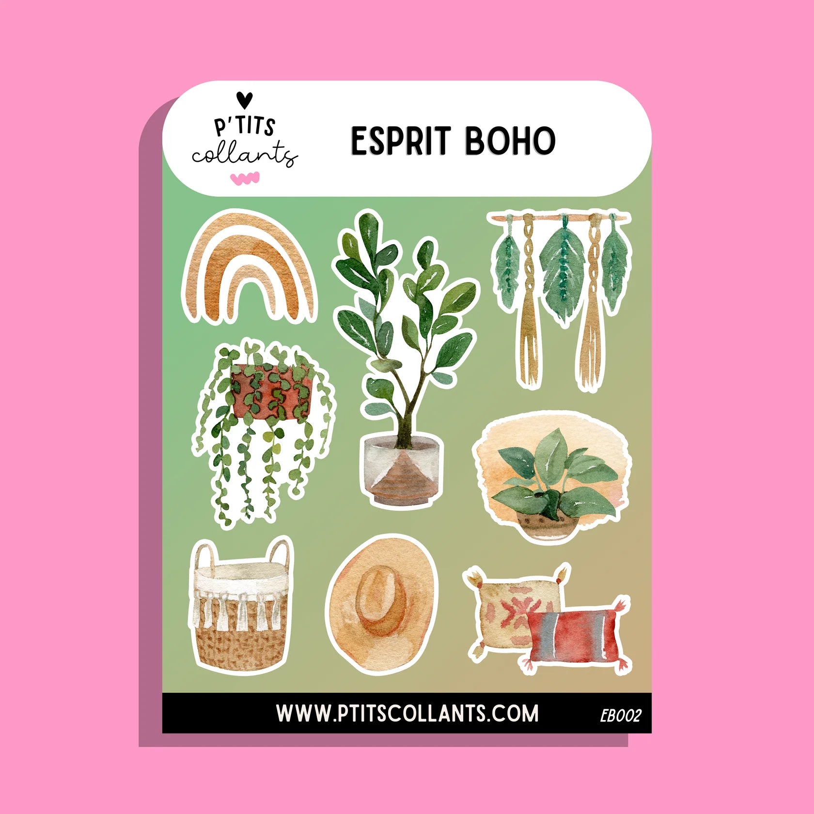 Esprit boho · Feuille de collants