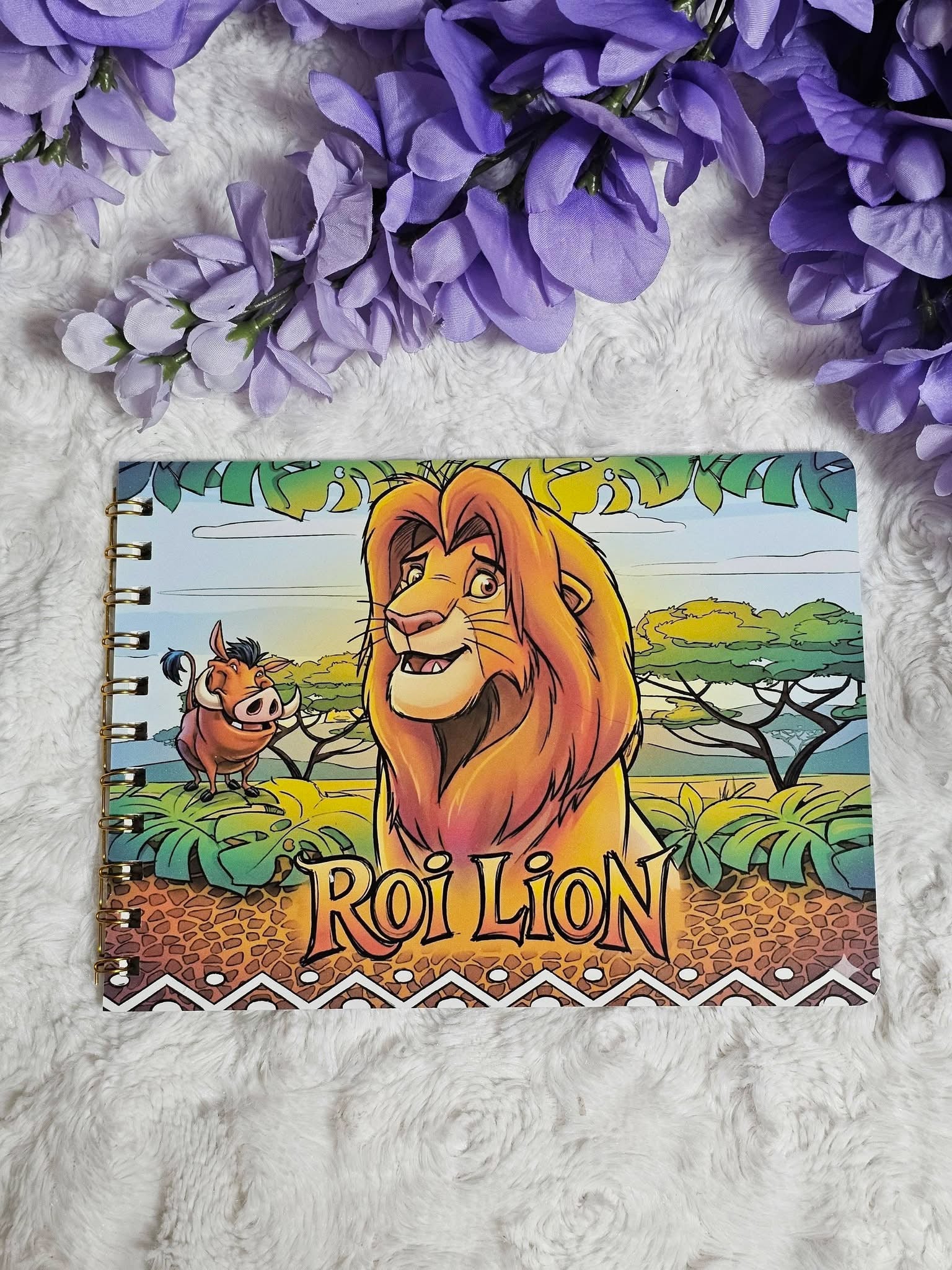 Livre de dessin film lion