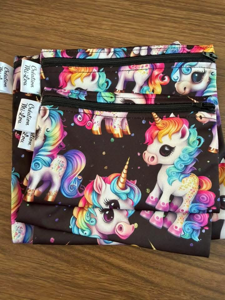 Sac à collation licorne