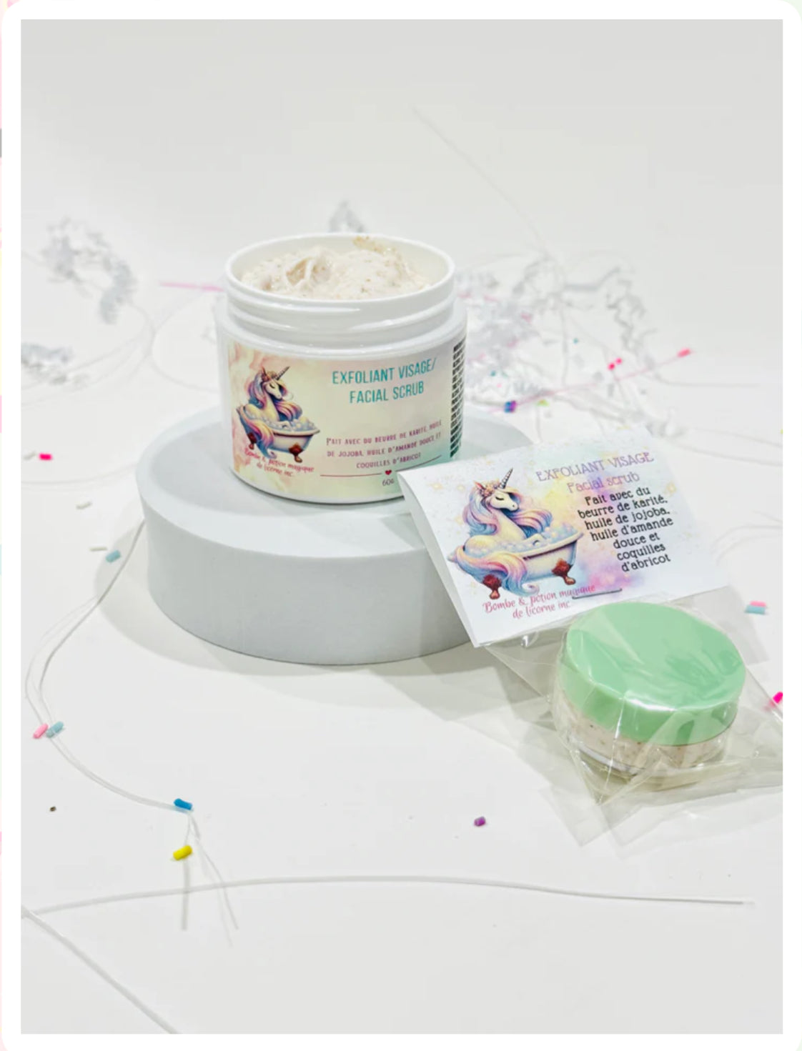 Exfoliant pour le visage