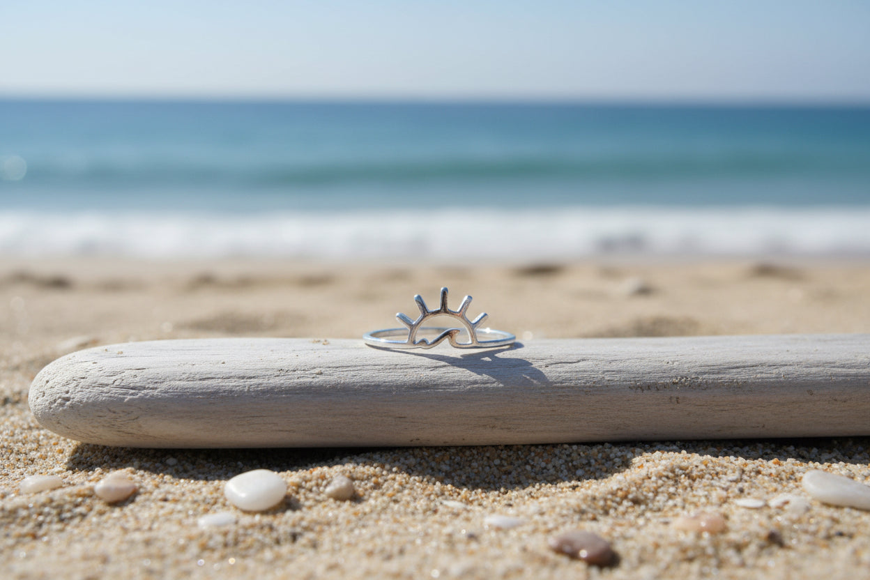 Stainless steel seaside sun ring