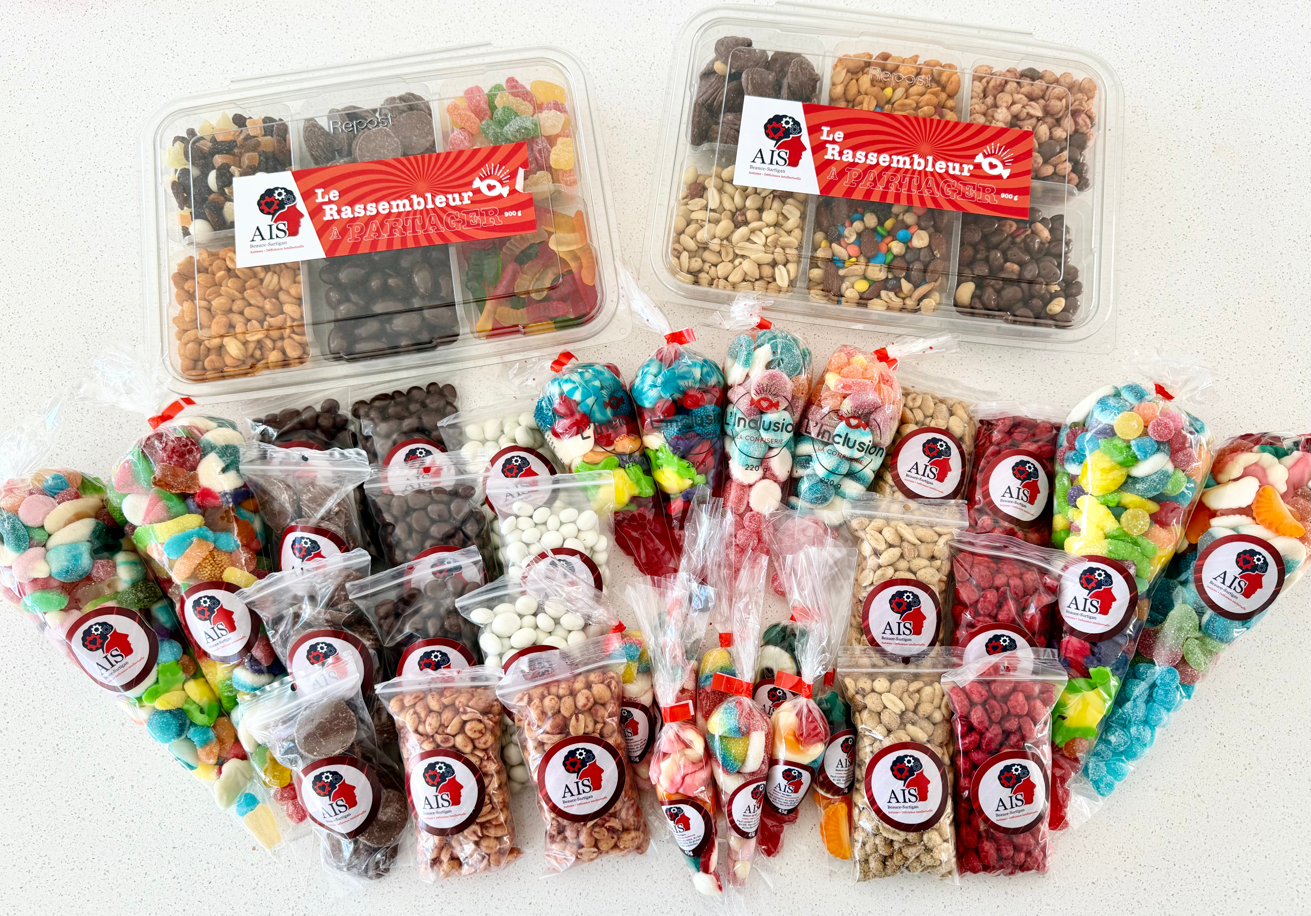 Arachides plusieurs saveurs