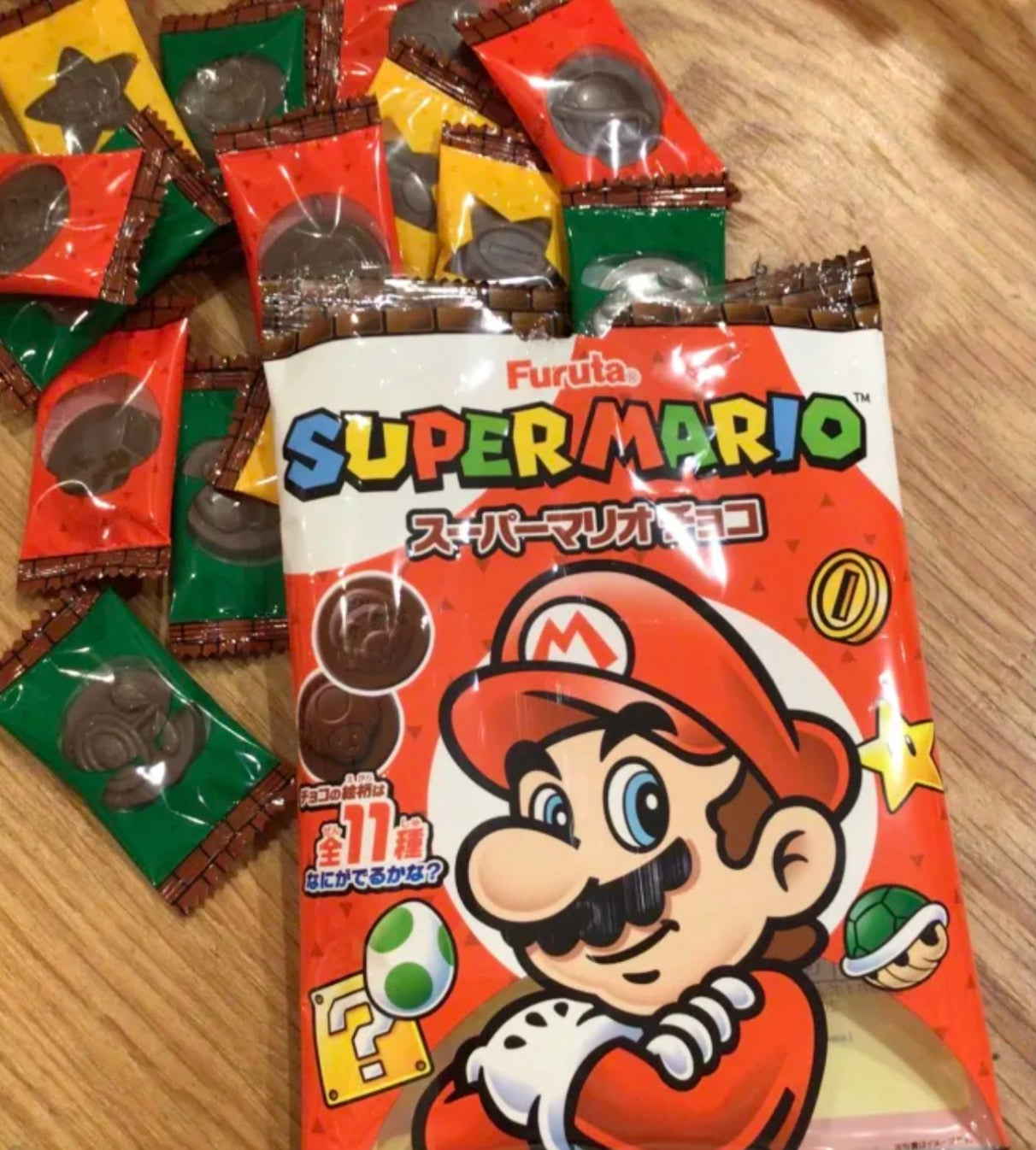 Chocolat super Mario asiatique