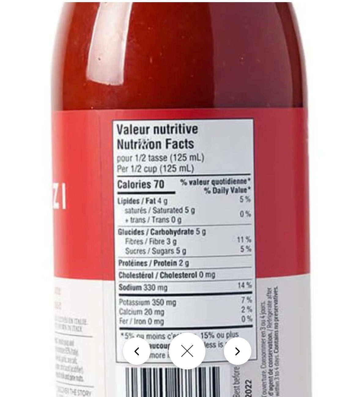 Sauce toscane