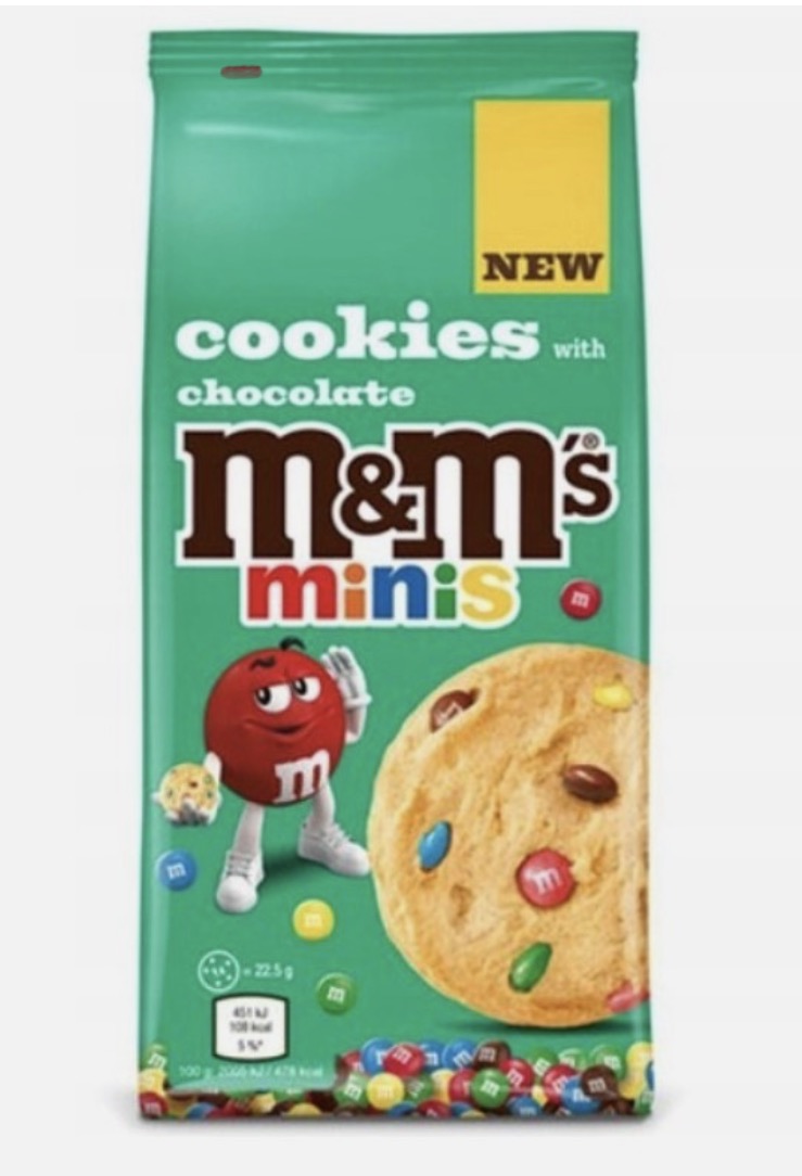 Biscuits m&m minis